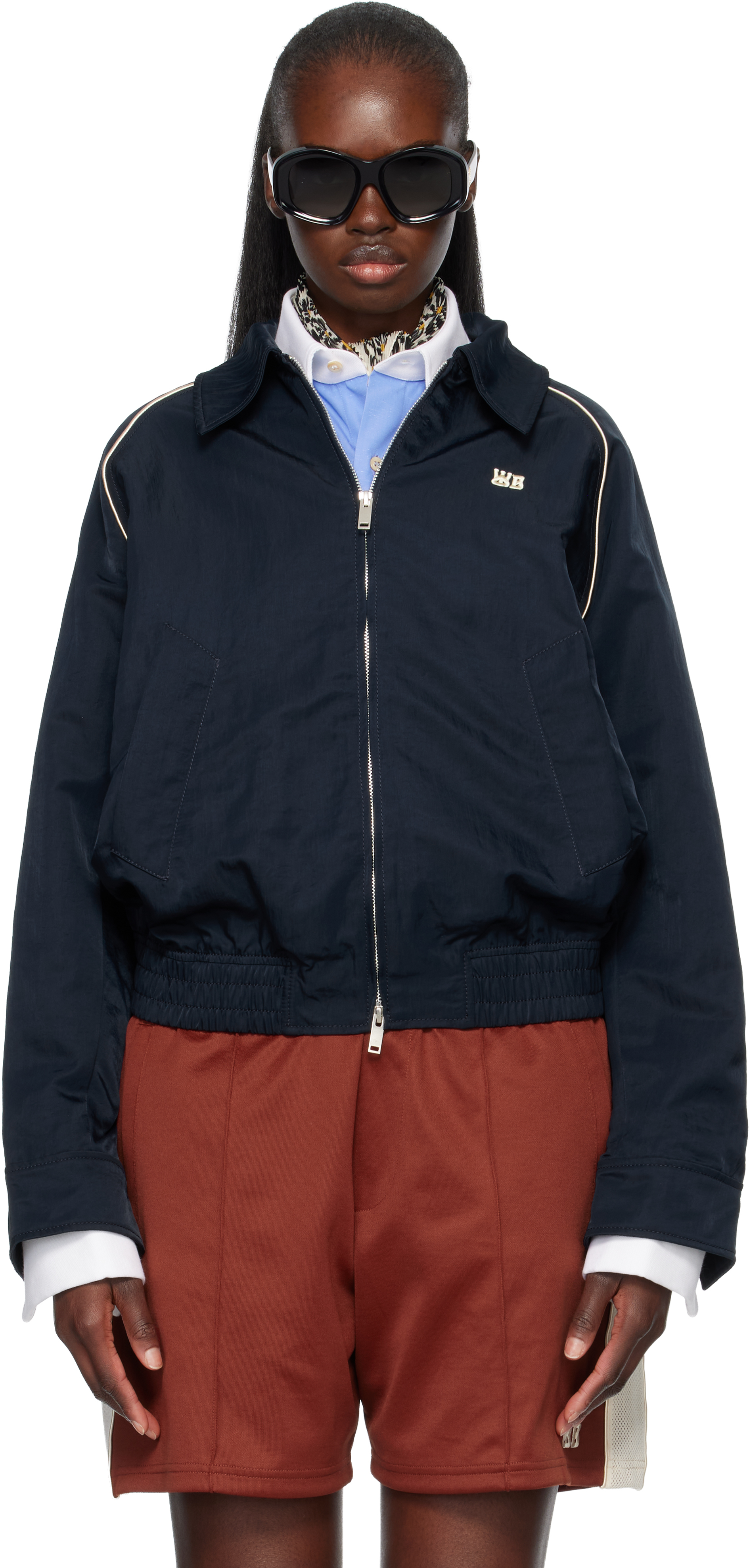 Navy Guide Track Jacket by Wales Bonner on Sale