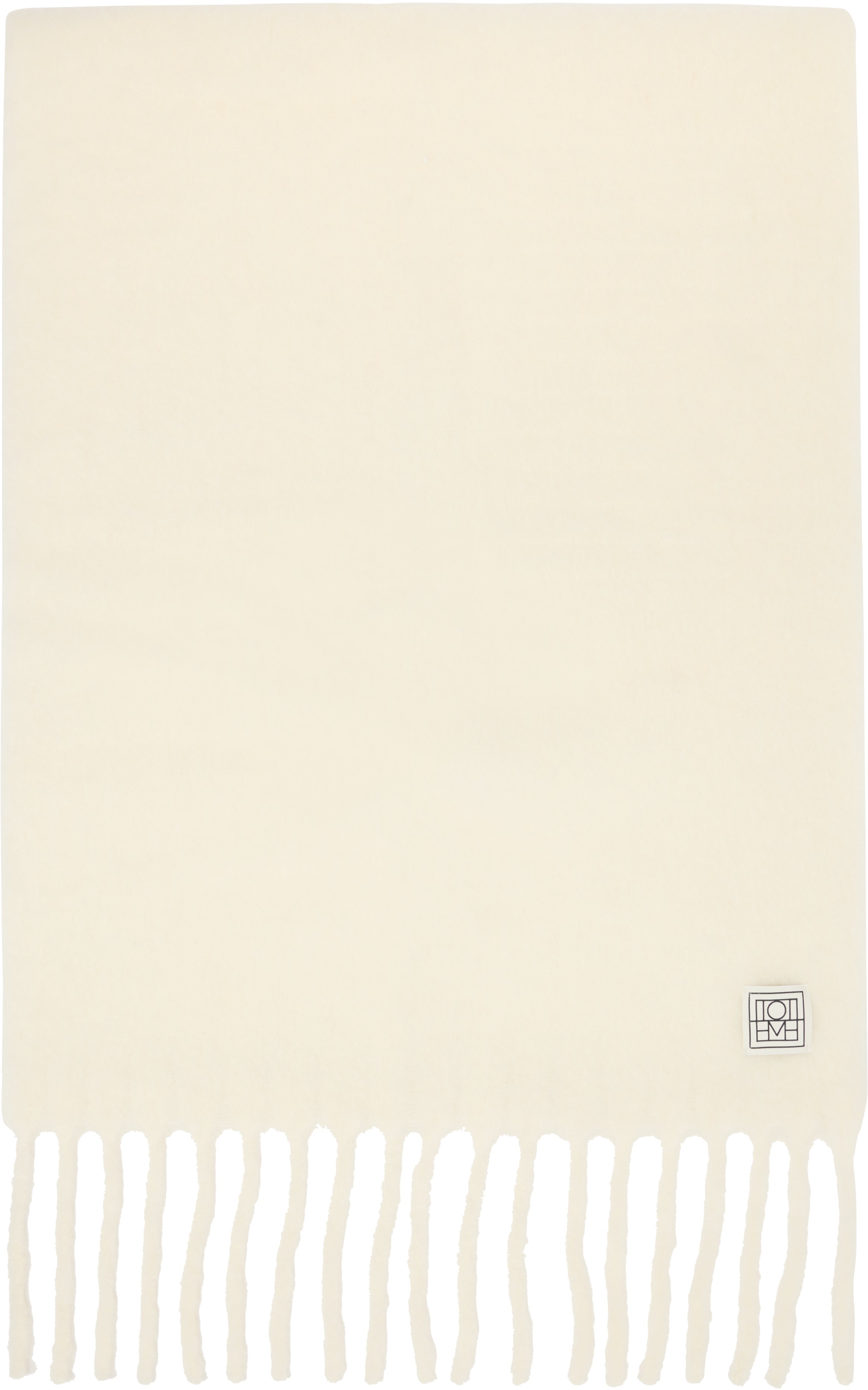 TOTEME Off White Fuzzy Scarf