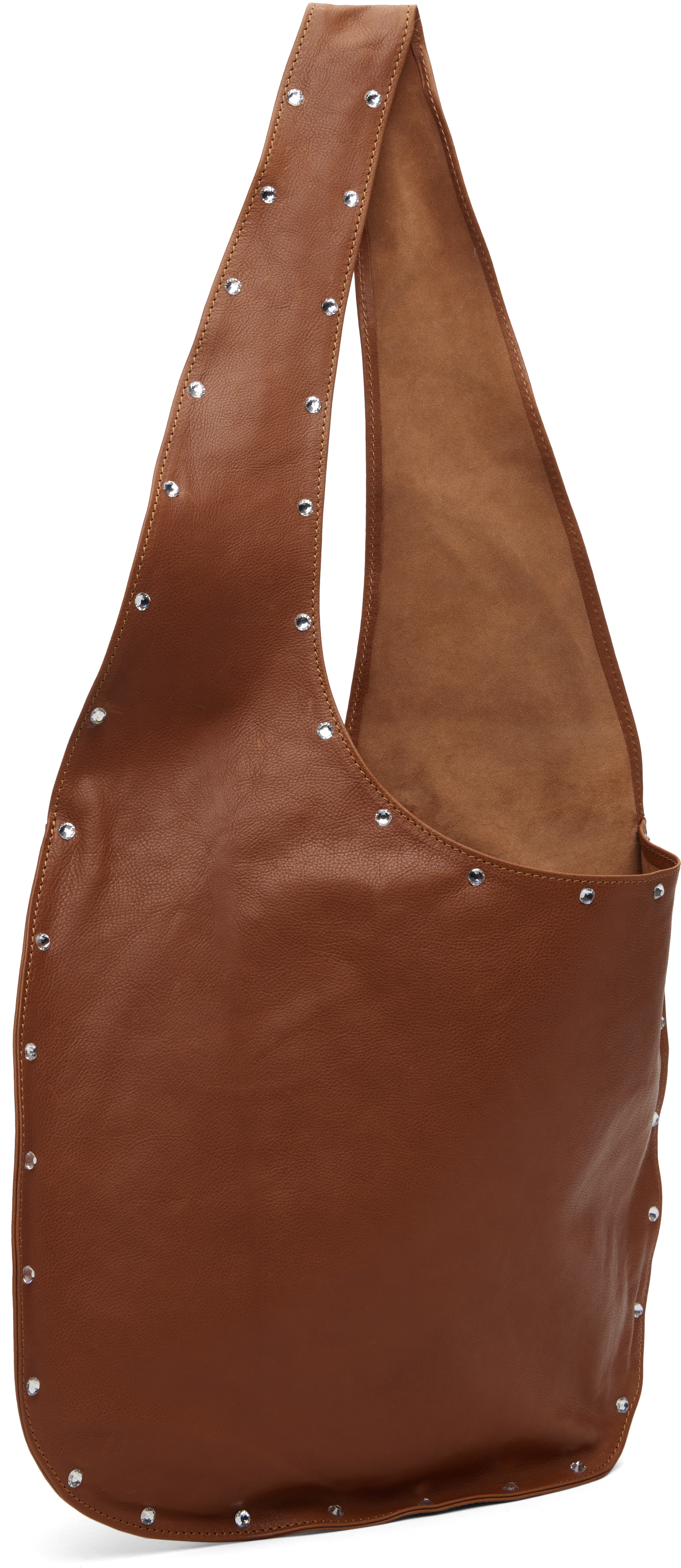 Maryam Nassir Zadeh Tan Lara Stones Tote In Brown