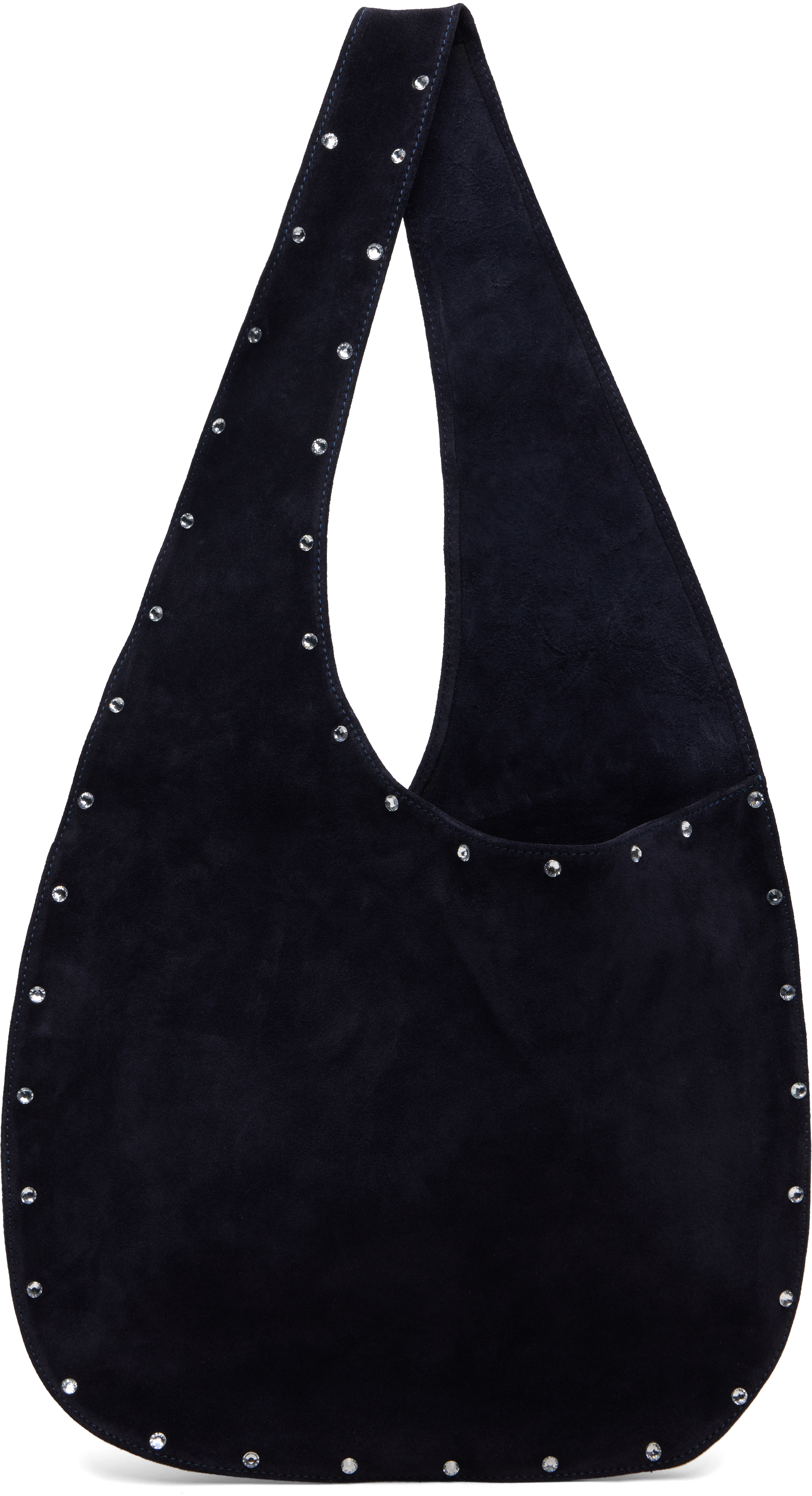 Maryam Nassir Zadeh: Navy Lara Stones Tote | SSENSE