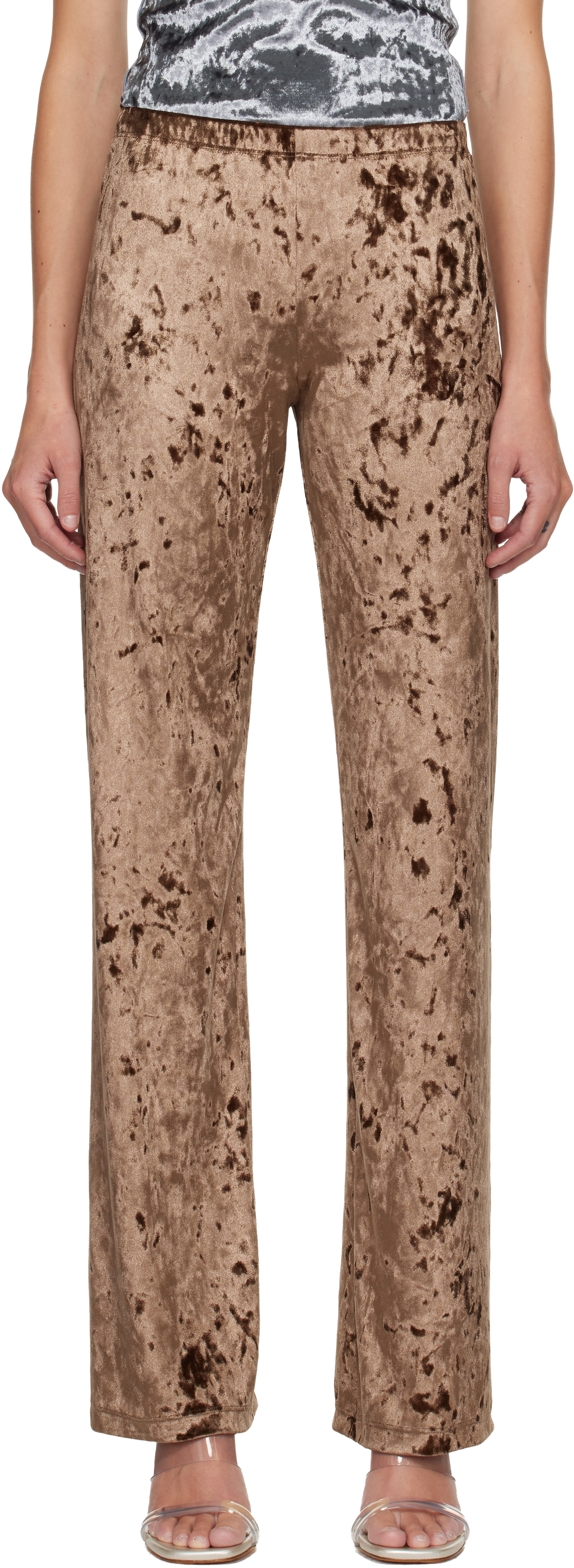 Maryam Nassir Zadeh Brown Dance Lounge Pants In Black