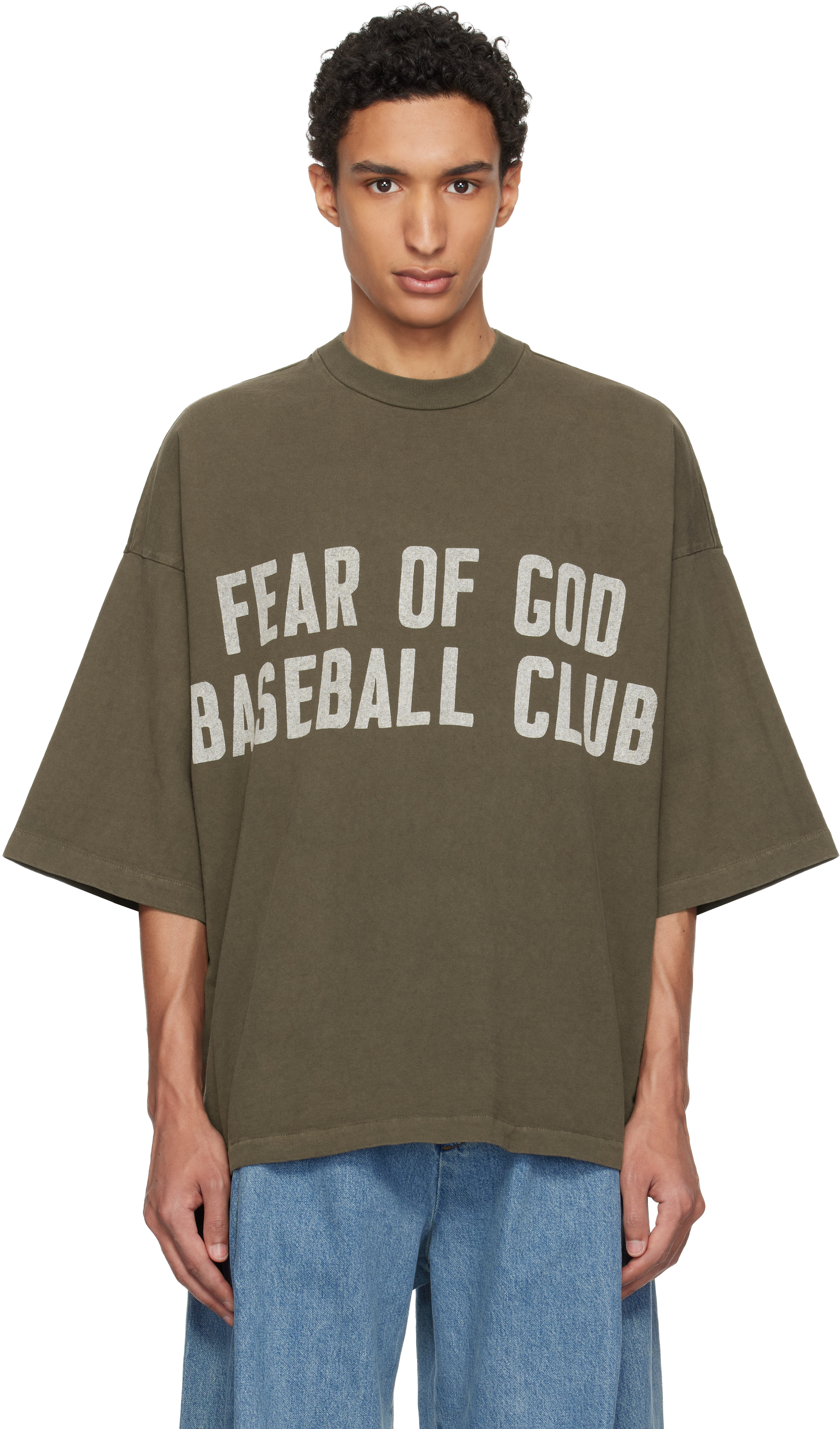 Fear of Godのブラウン Baseball Club Tシャツがセール中