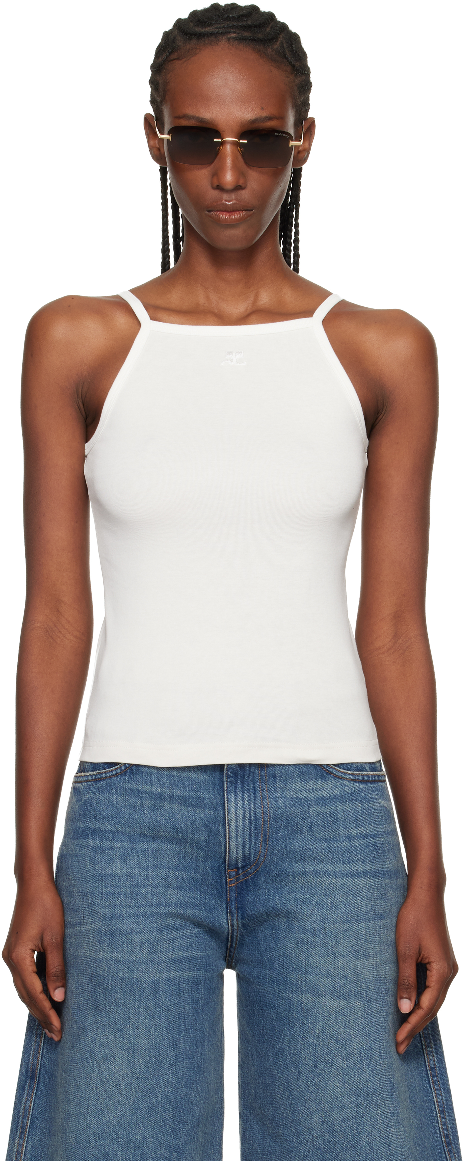 Courrèges tank tops & camisoles for Women | SSENSE