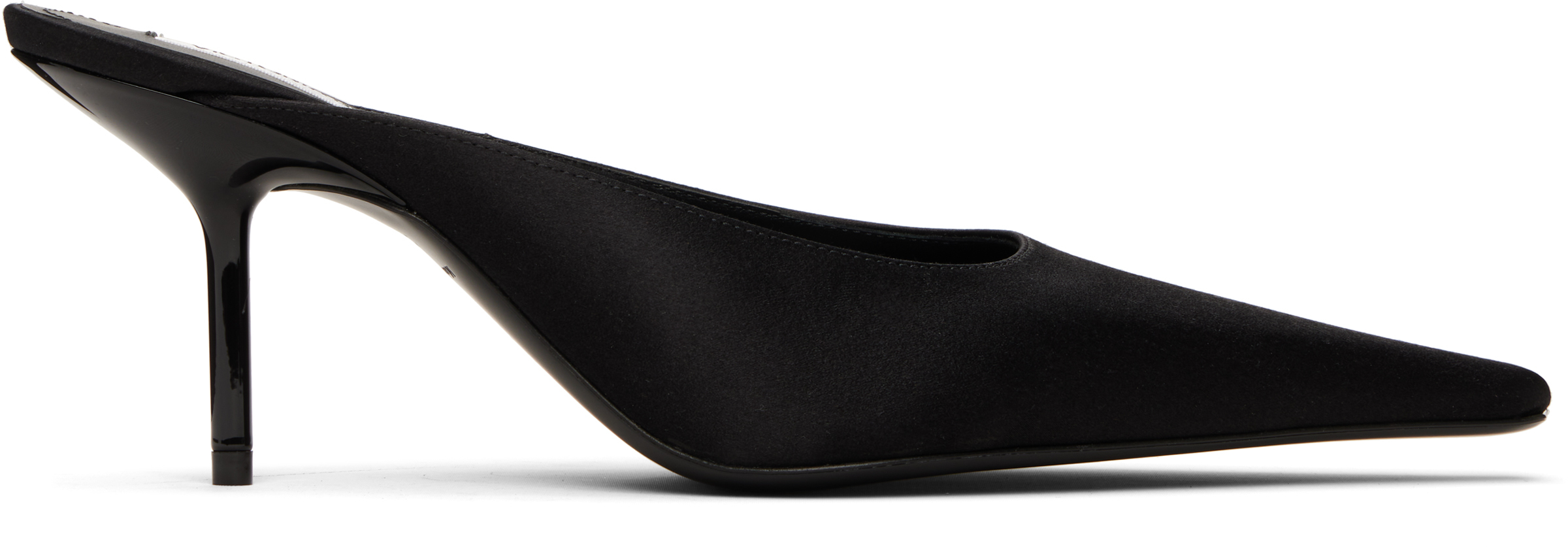 Black Sloan Stiletto Mule 75 Heels