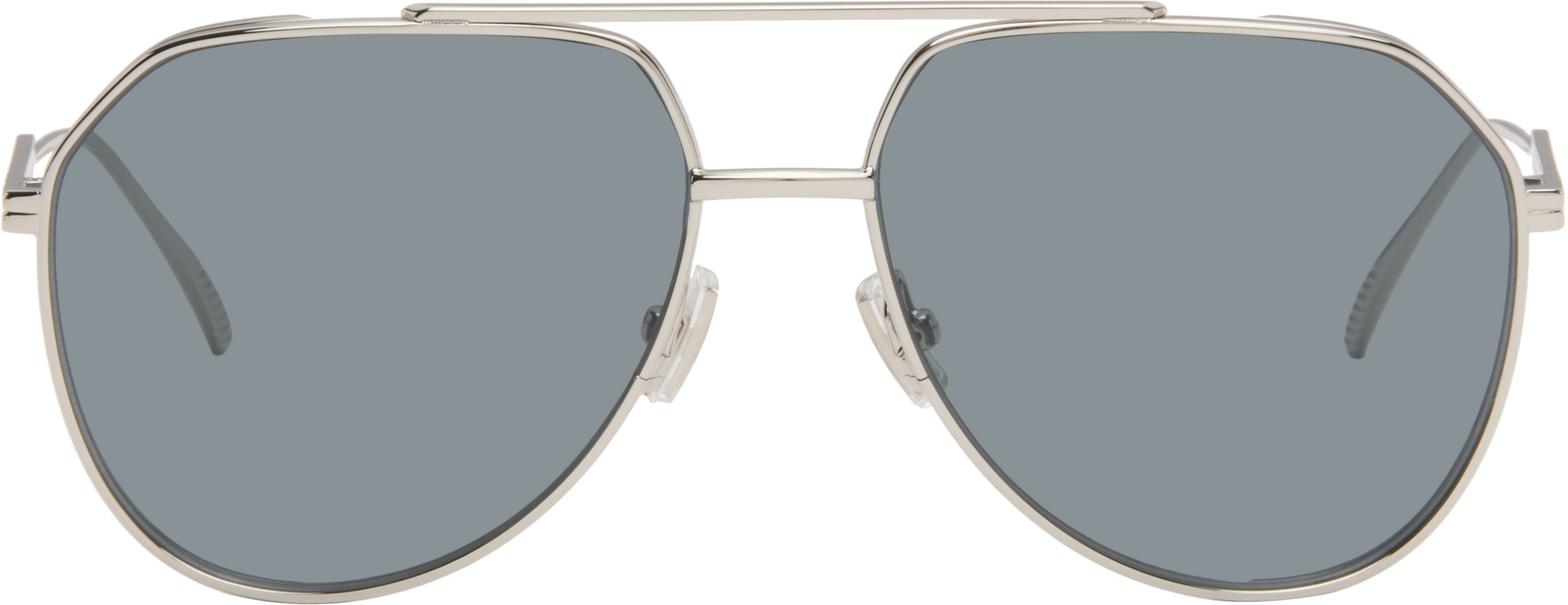 Bottega Veneta Silver Ribbon Sunglasses