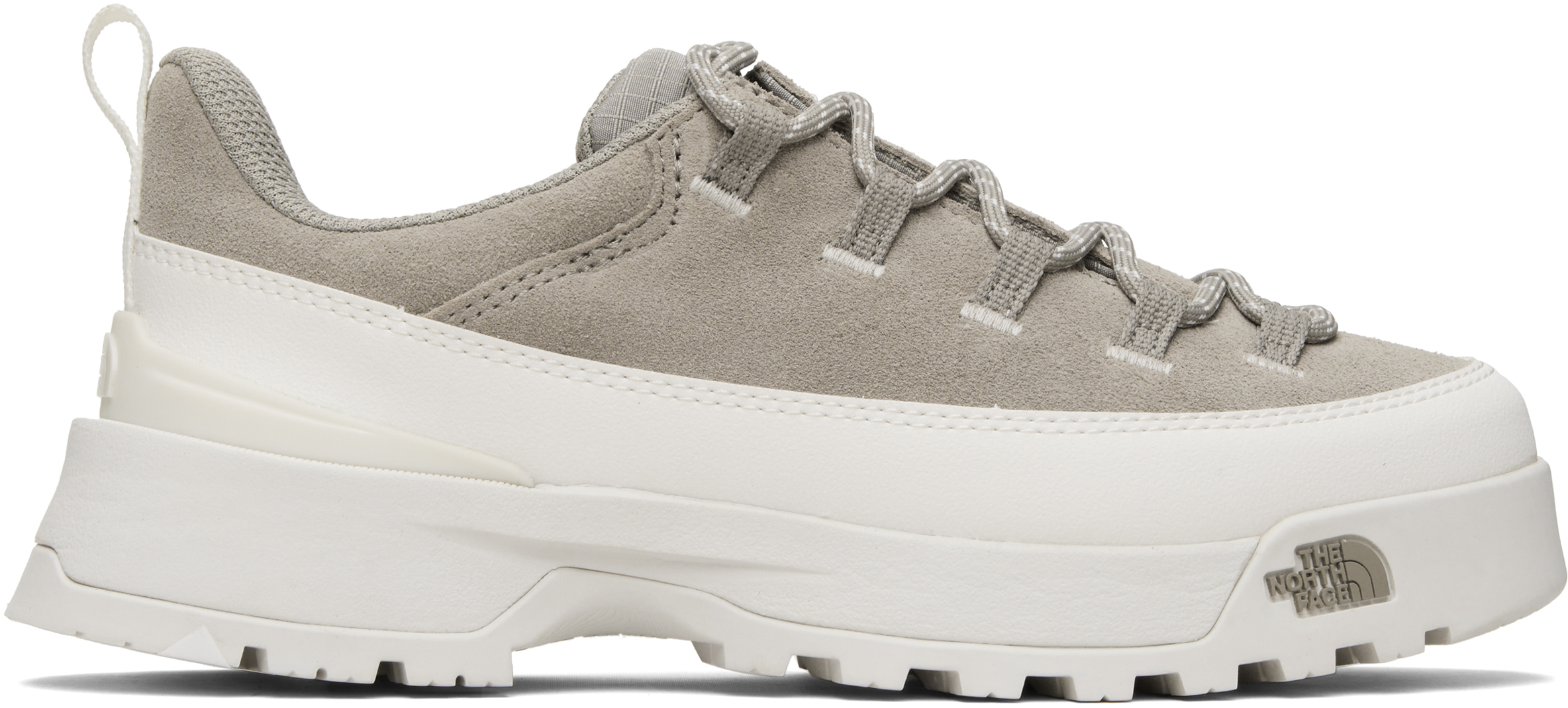 Gray & White Glenclyffe Urban Low Sneakers by The North Face on Sale