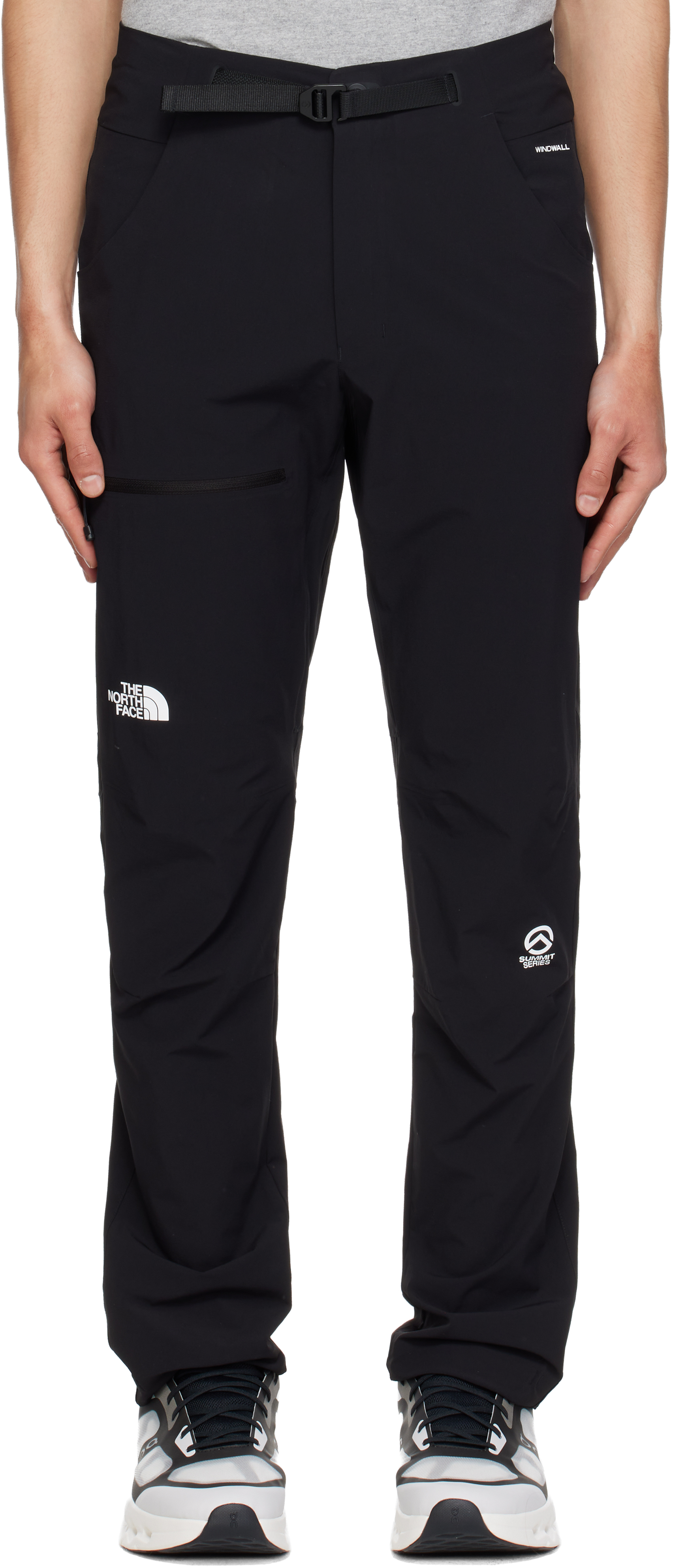 Black Summit Series Off Width Trousers by The North Face on Sale