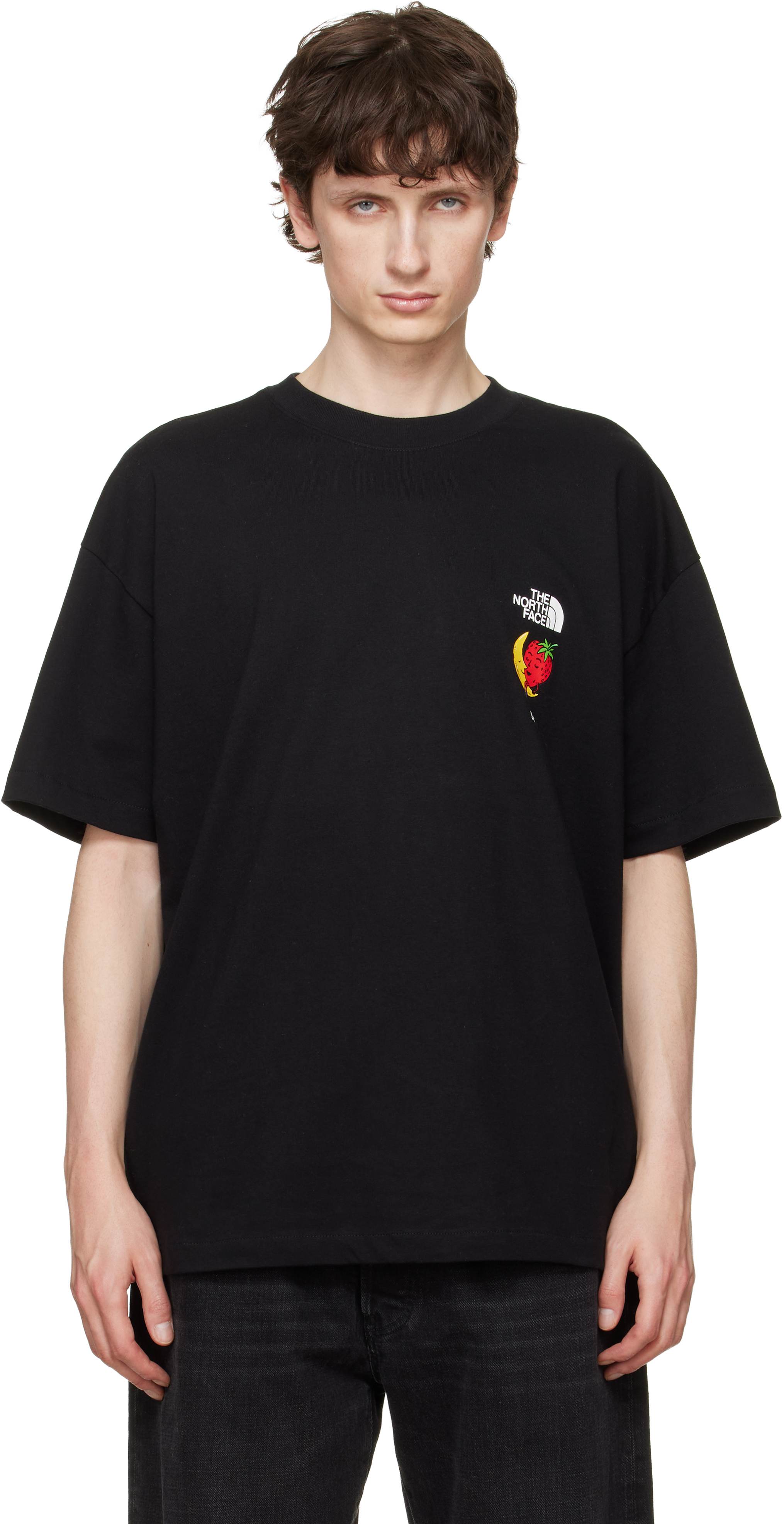 sky high farm 23ss Tシャツ The North Face: ブラック Sky High Farmエディション Tシャツ