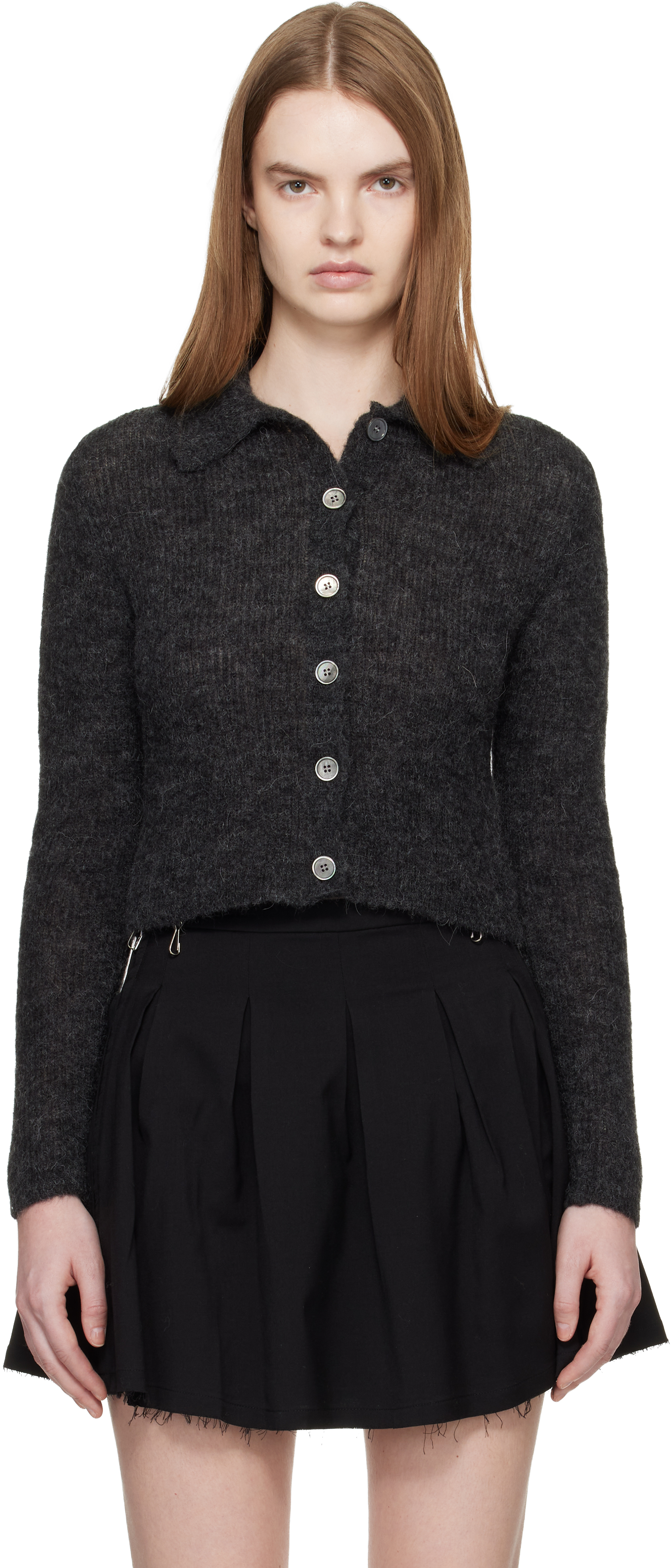 OUR LEGACY Gray Mazzy Cardigan