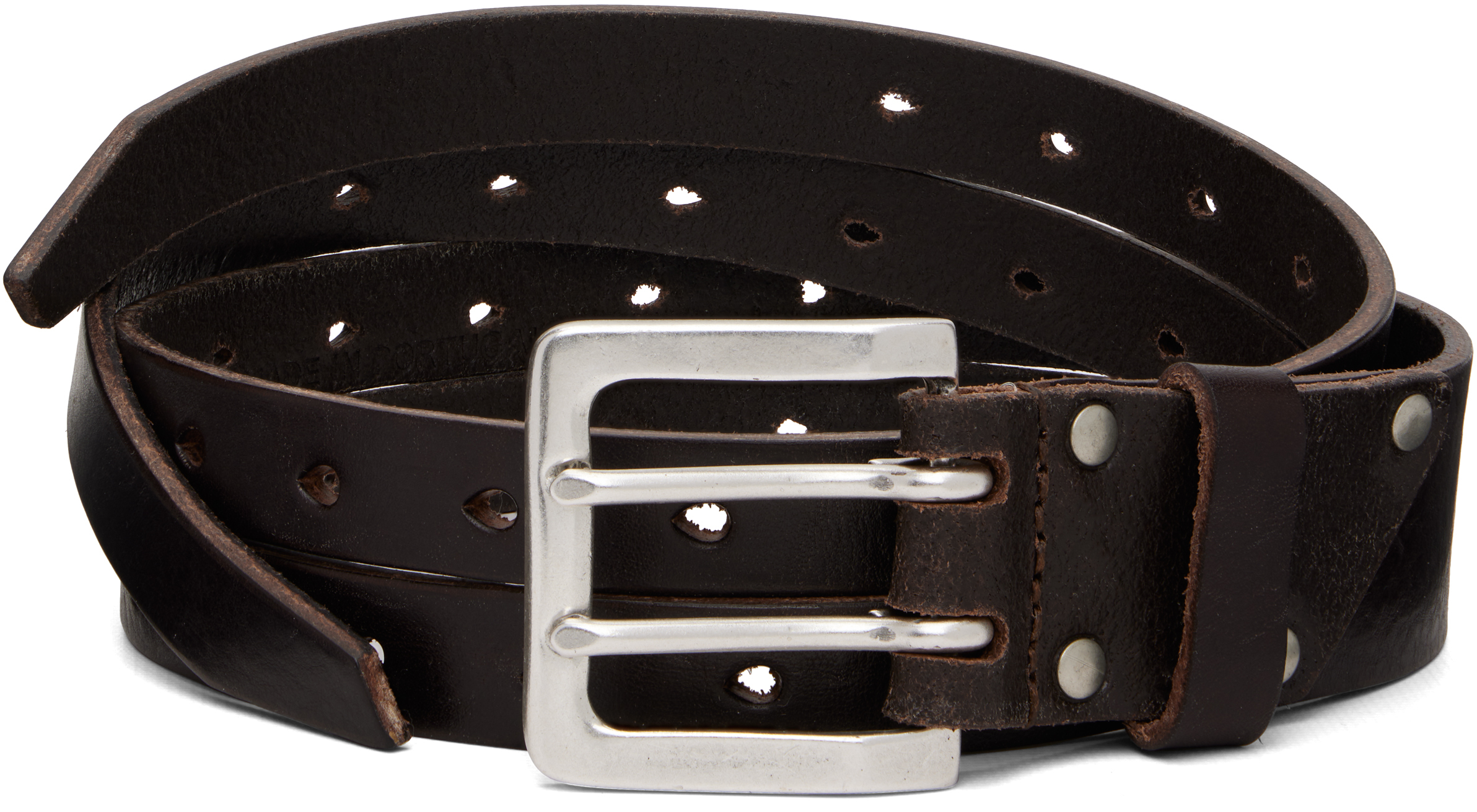 OUR LEGACY Brown Split Belt | Smart Closet