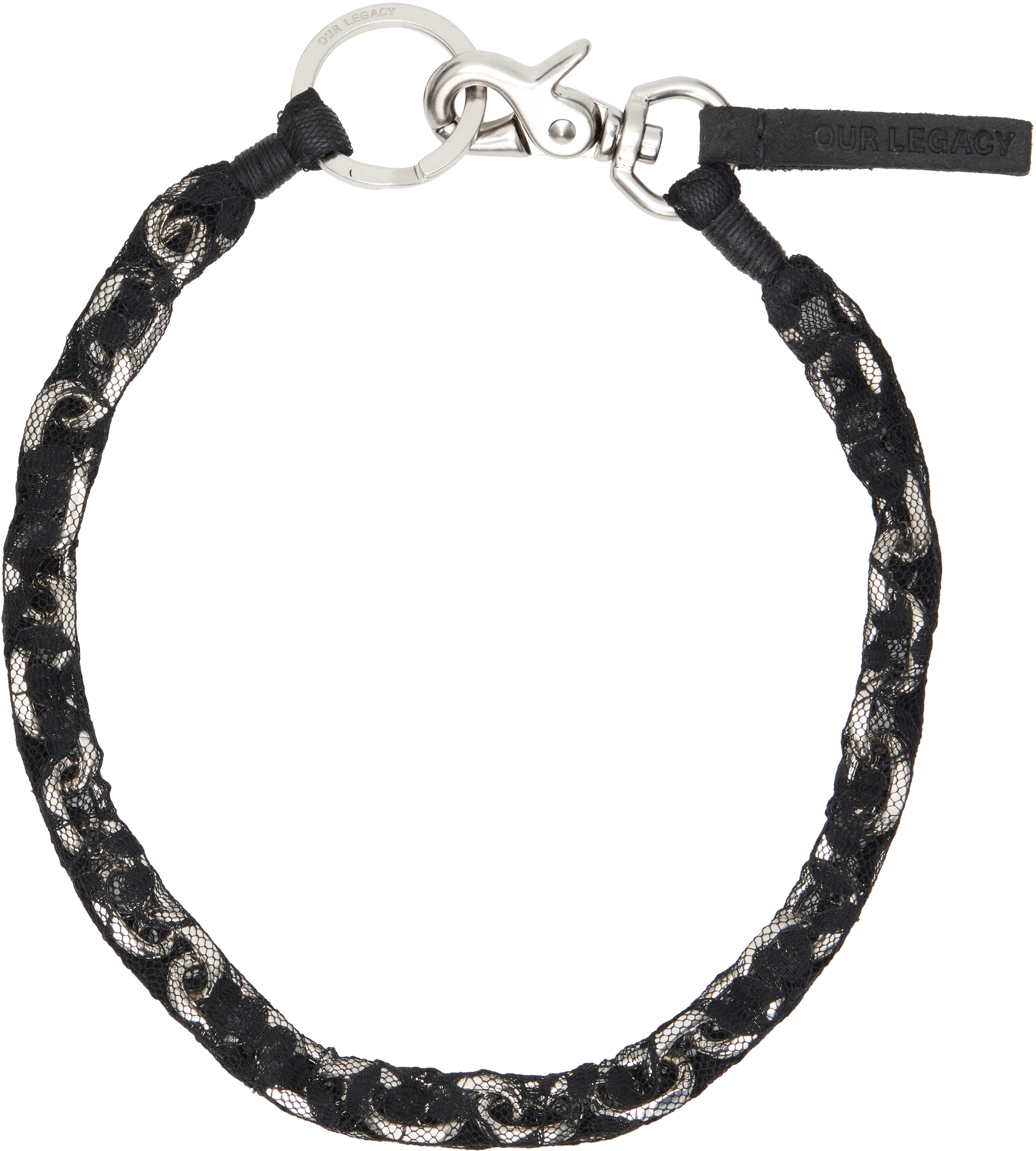 黒*ト様 our legacy necklace Our Legacy Black Ladon Necklace Our Legacy