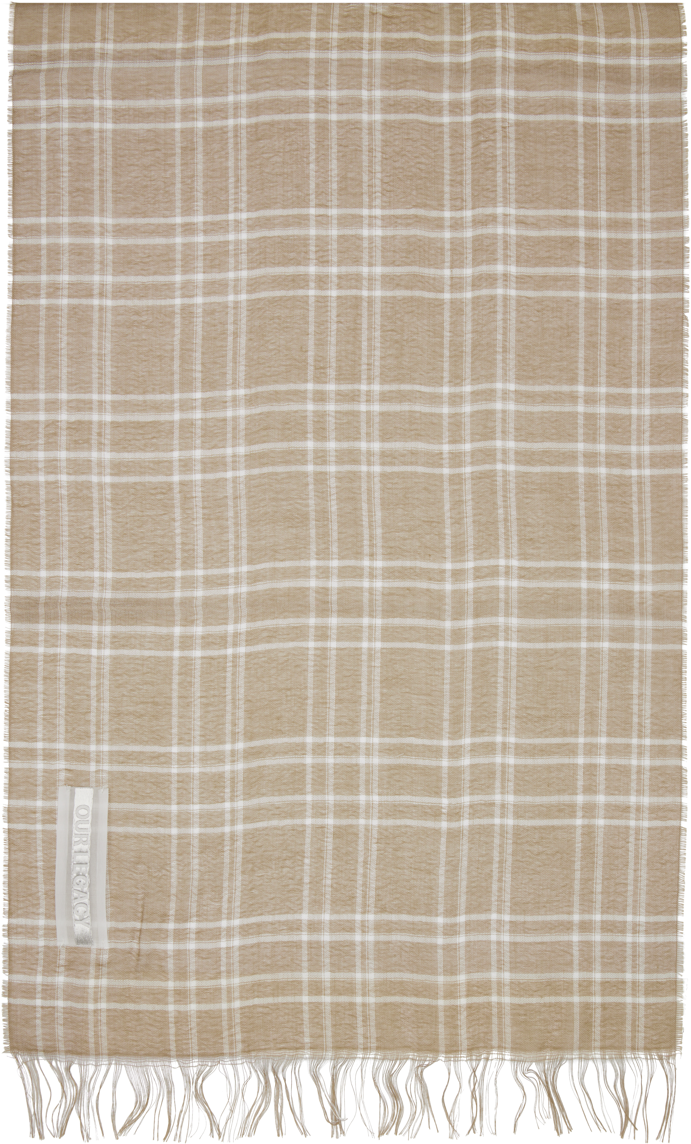 Brown Cottage Scarf by OUR LEGACY on Sale