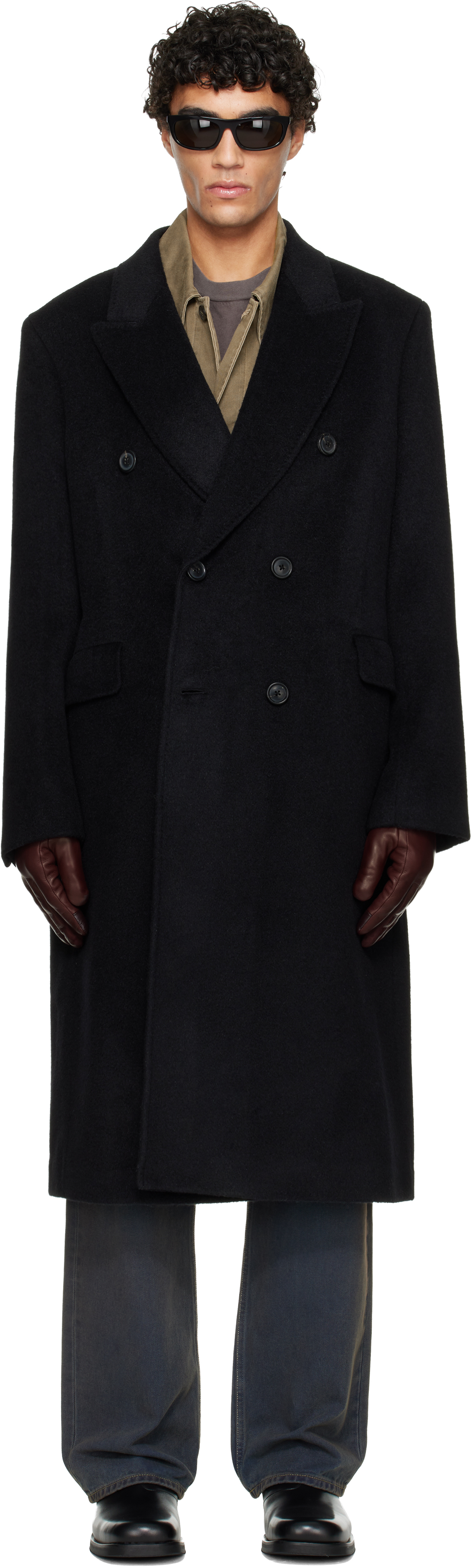 【サイズ54(L〜XL)】OUR LEGACY WHALE COAT Black Our Legacy - Whale Coat Black Hairy Wool