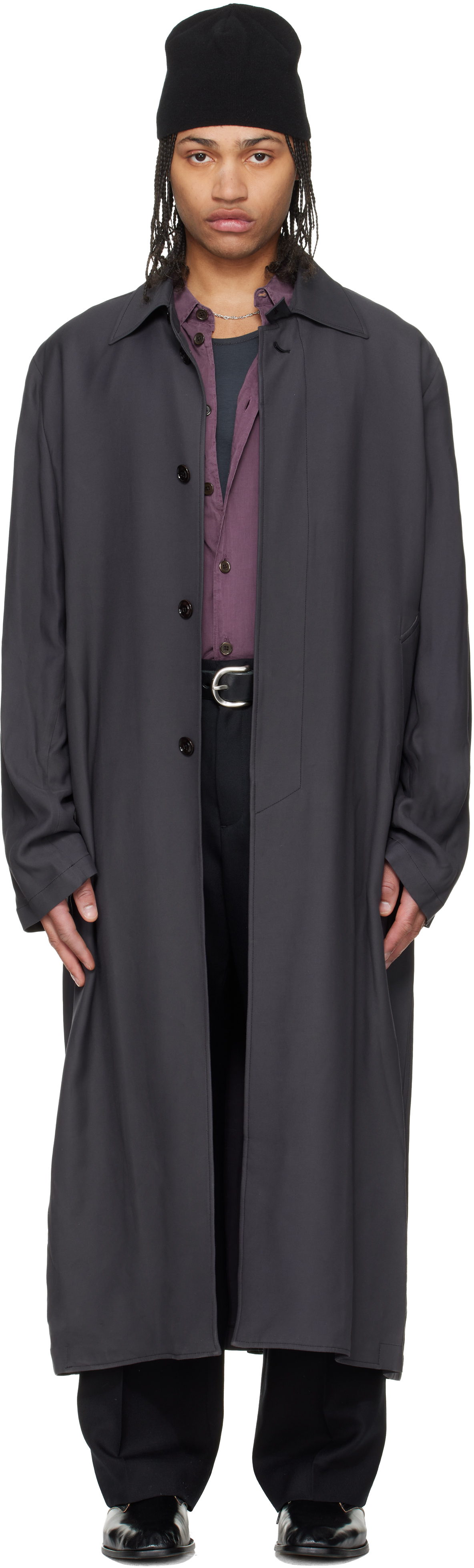 OUR LEGACY: Black Cloak Coat | SSENSE
