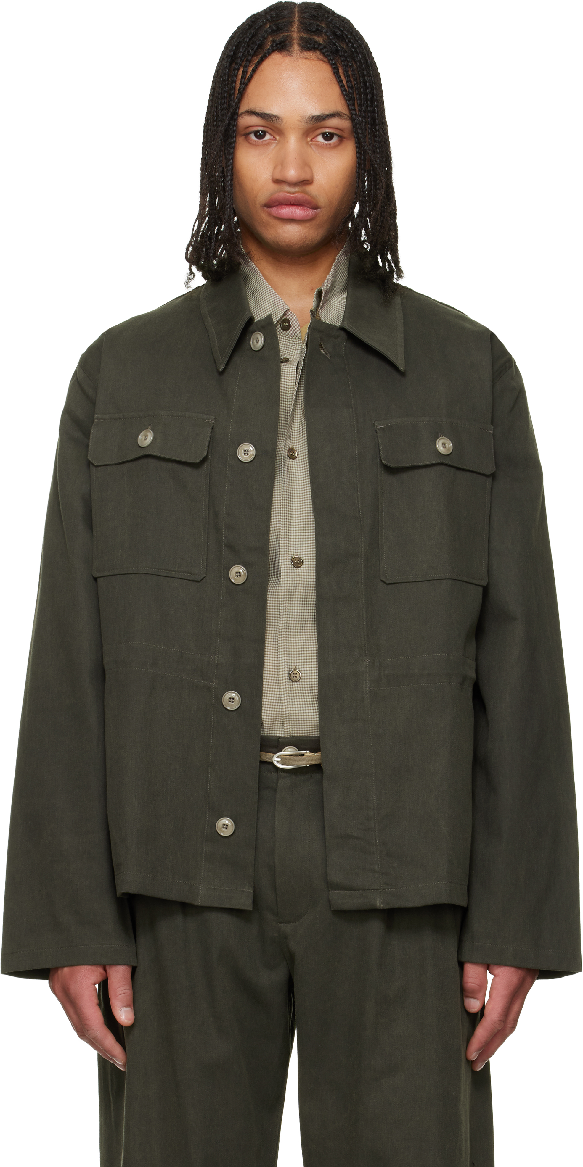 a　25ss 44 our legacy service jacket Our Legacy Service Jacket Old Steel Excursion Nylon – Neighbour