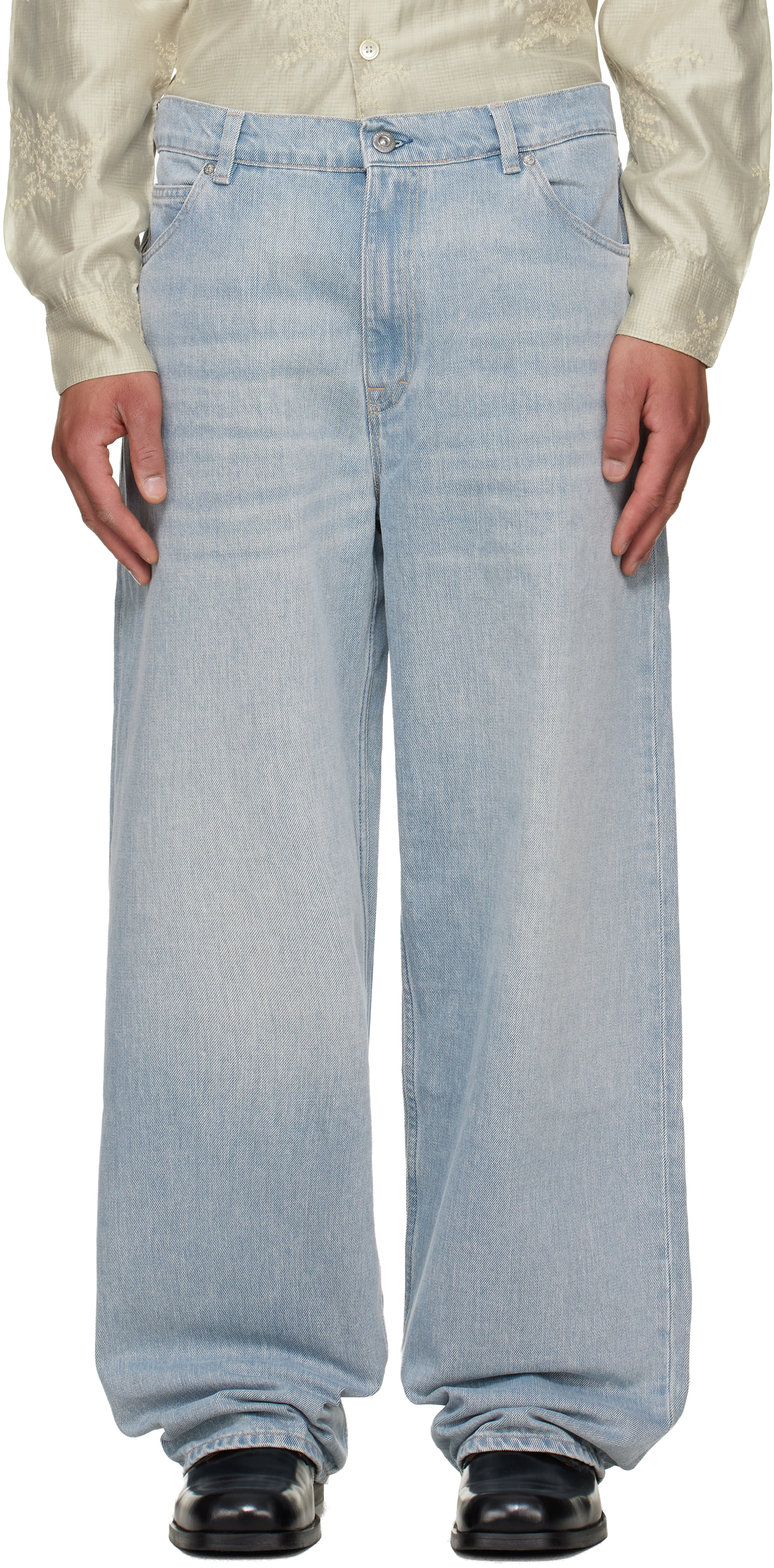OUR LEGACY: Blue Vast Cut Jeans | SSENSE Canada
