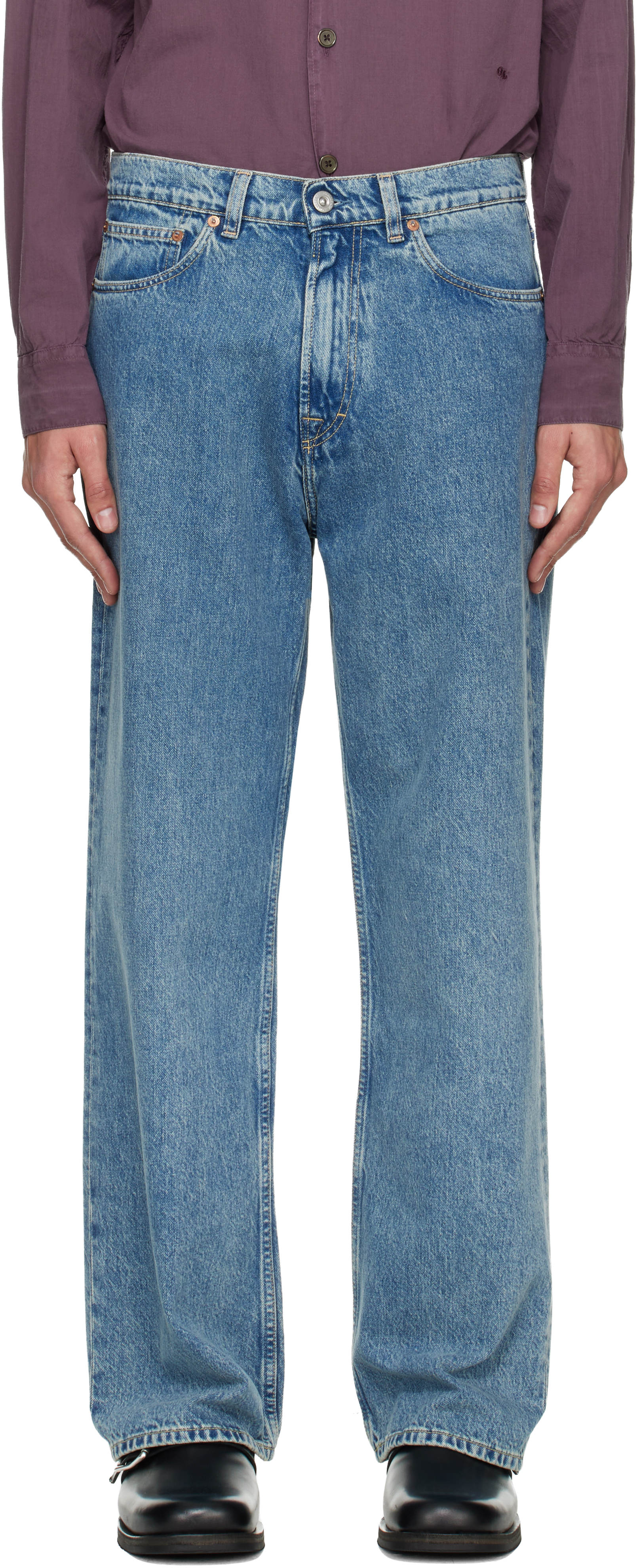 OUR LEGACY Blue Third Cut Jeans