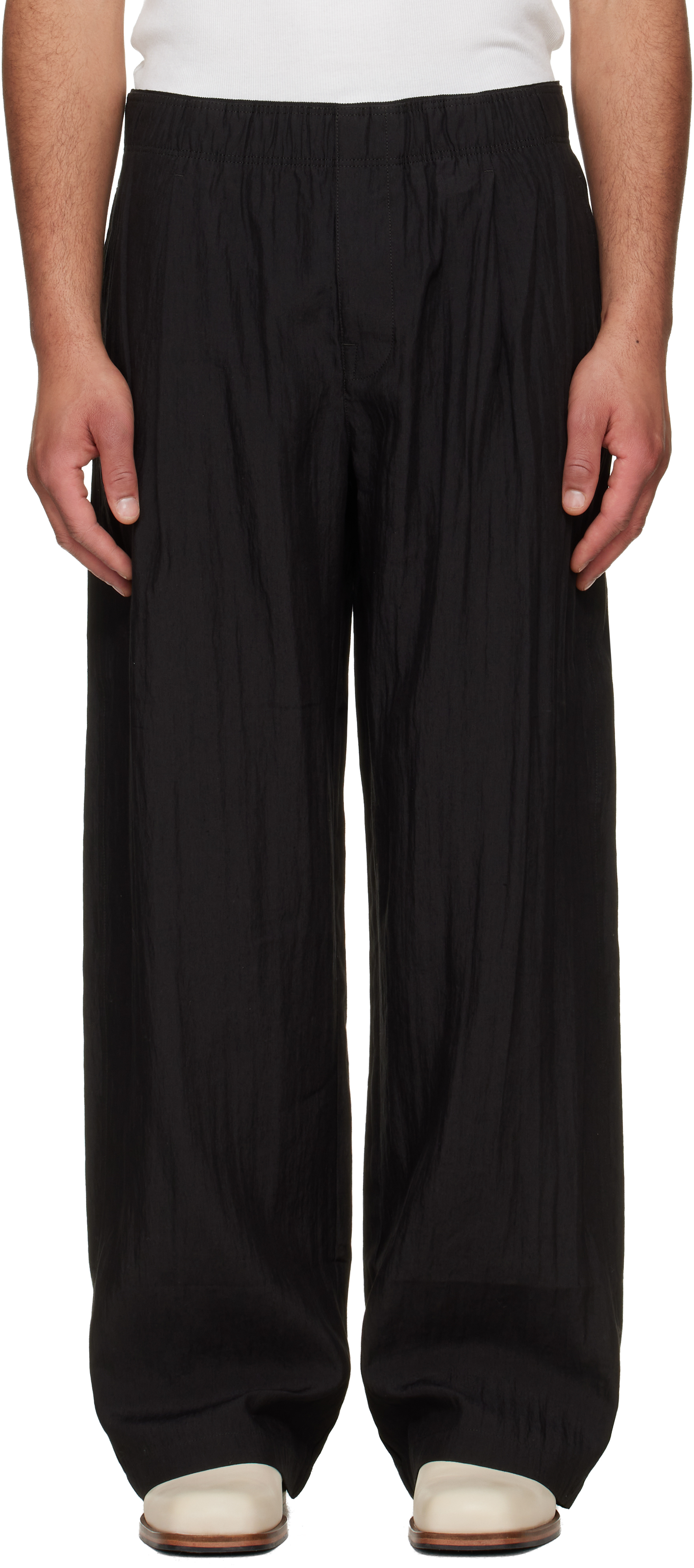 OUR LEGACY: Black Leisure Trousers | SSENSE Canada