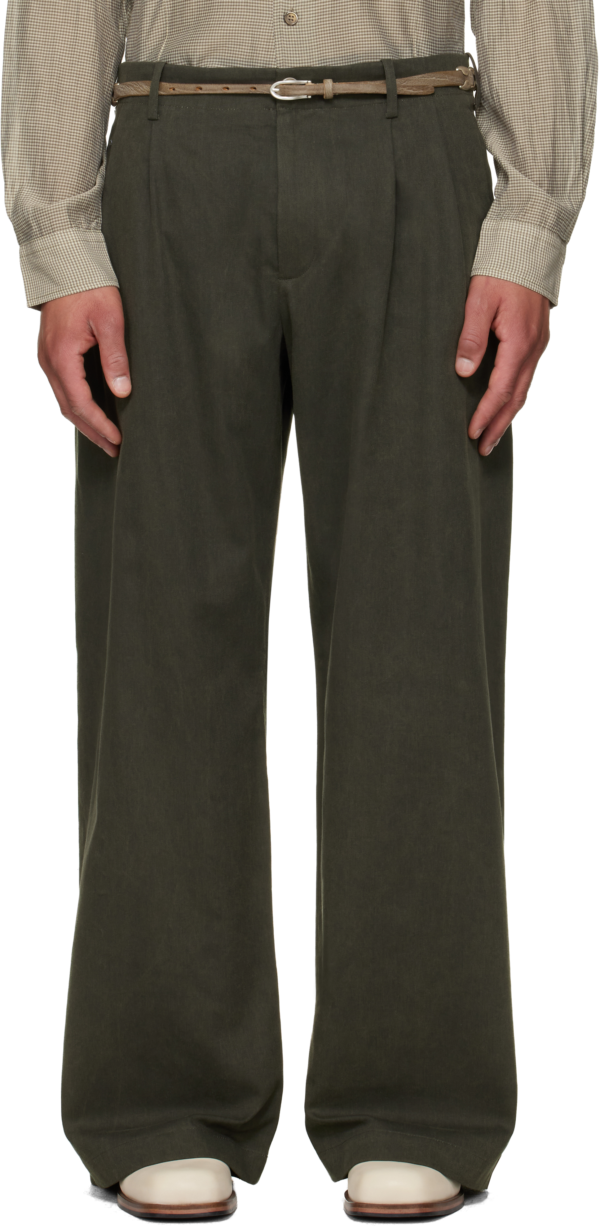 OUR LEGACY: Green Bridge Chino Trousers | SSENSE Canada