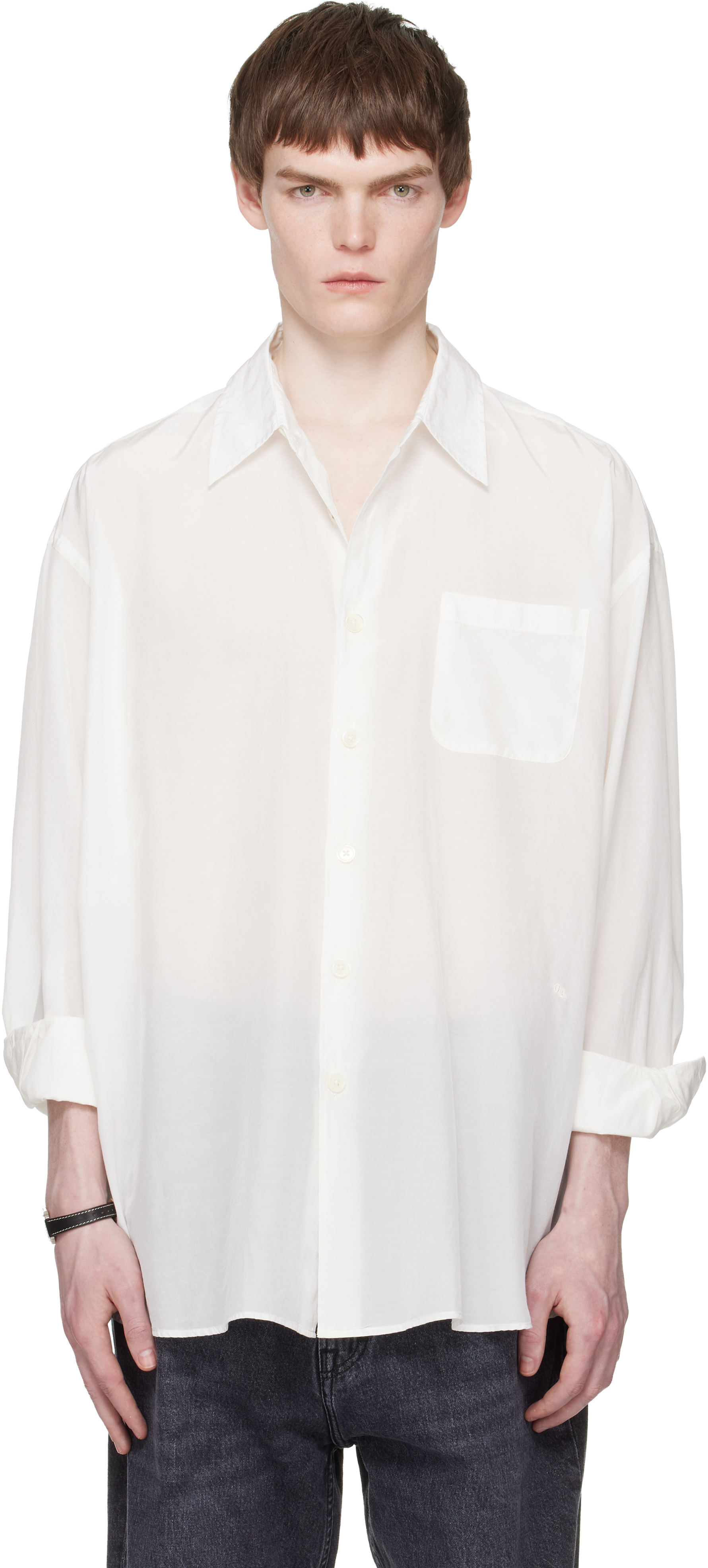 OUR LEGACY: White Borrowed Shirt | SSENSE