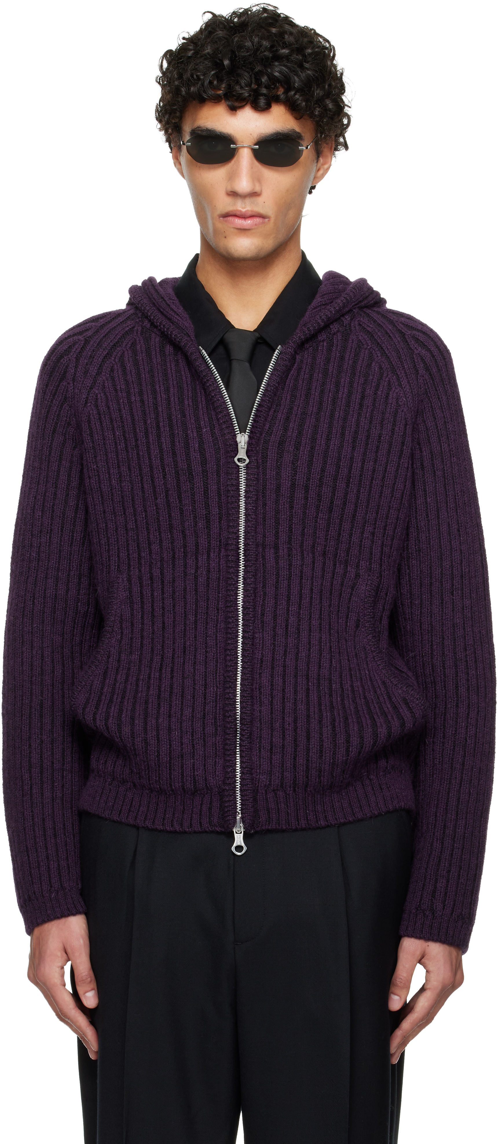 OUR LEGACY Purple Level Hoodie