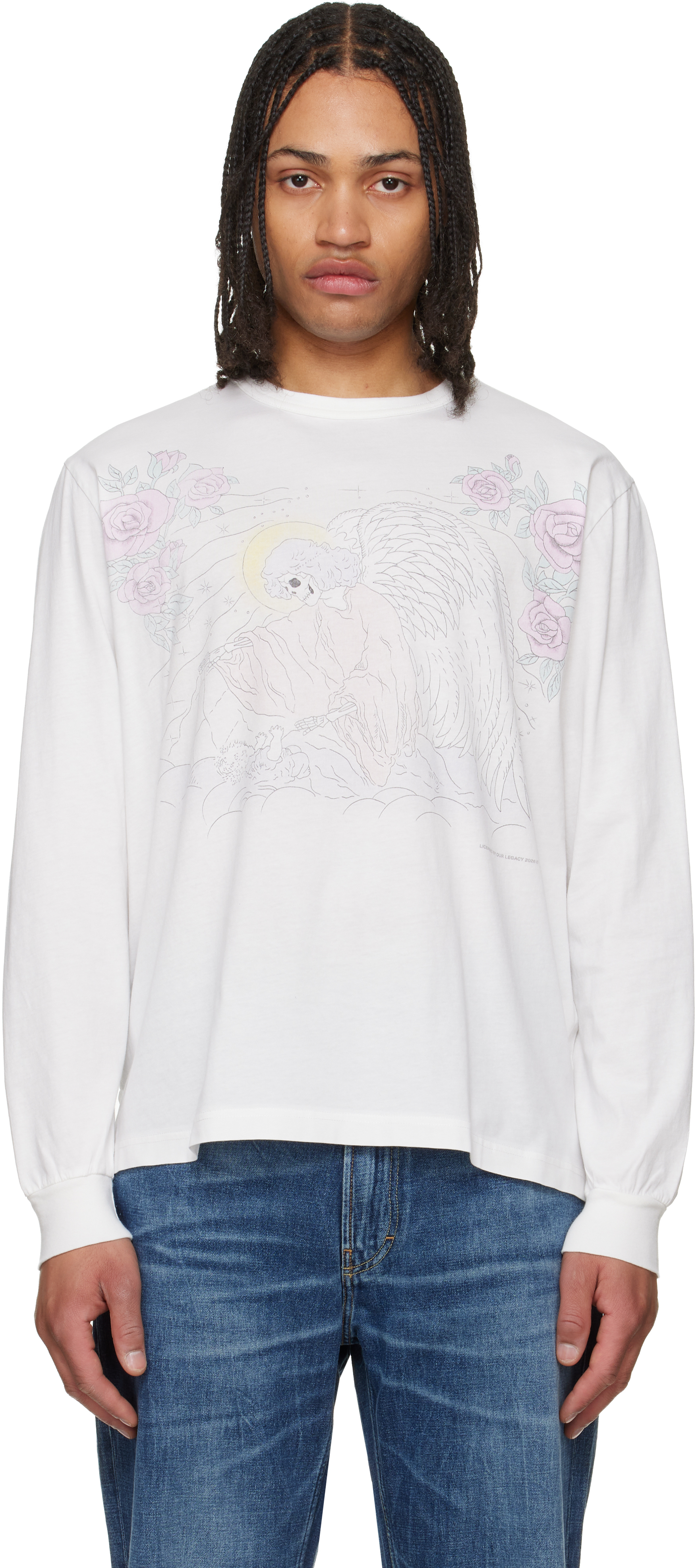 OUR LEGACY: ホワイト Cruise 長袖Tシャツ | SSENSE 日本