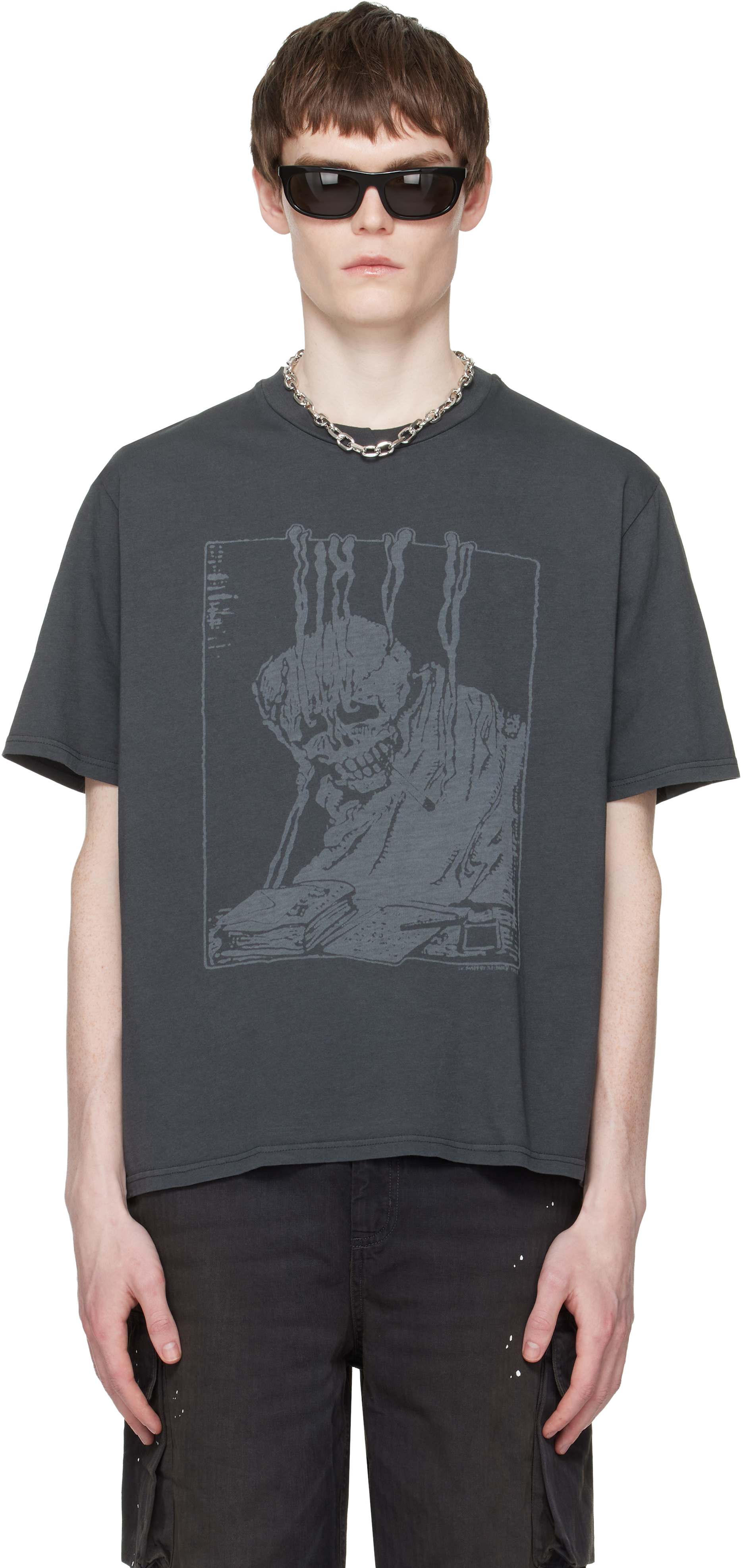OUR LEGACY: Gray Box T-shirt | SSENSE