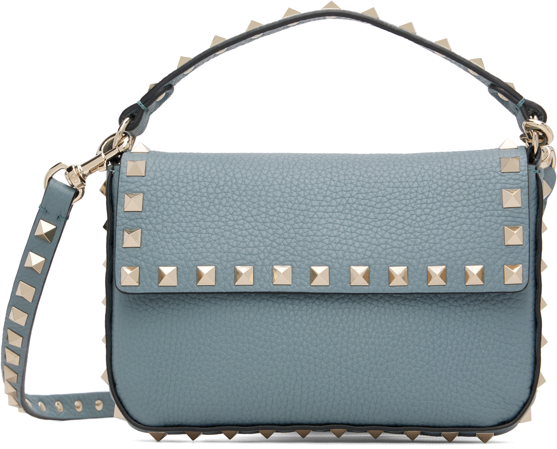 Valentino Garavani Blue Rockstud Mini Bag