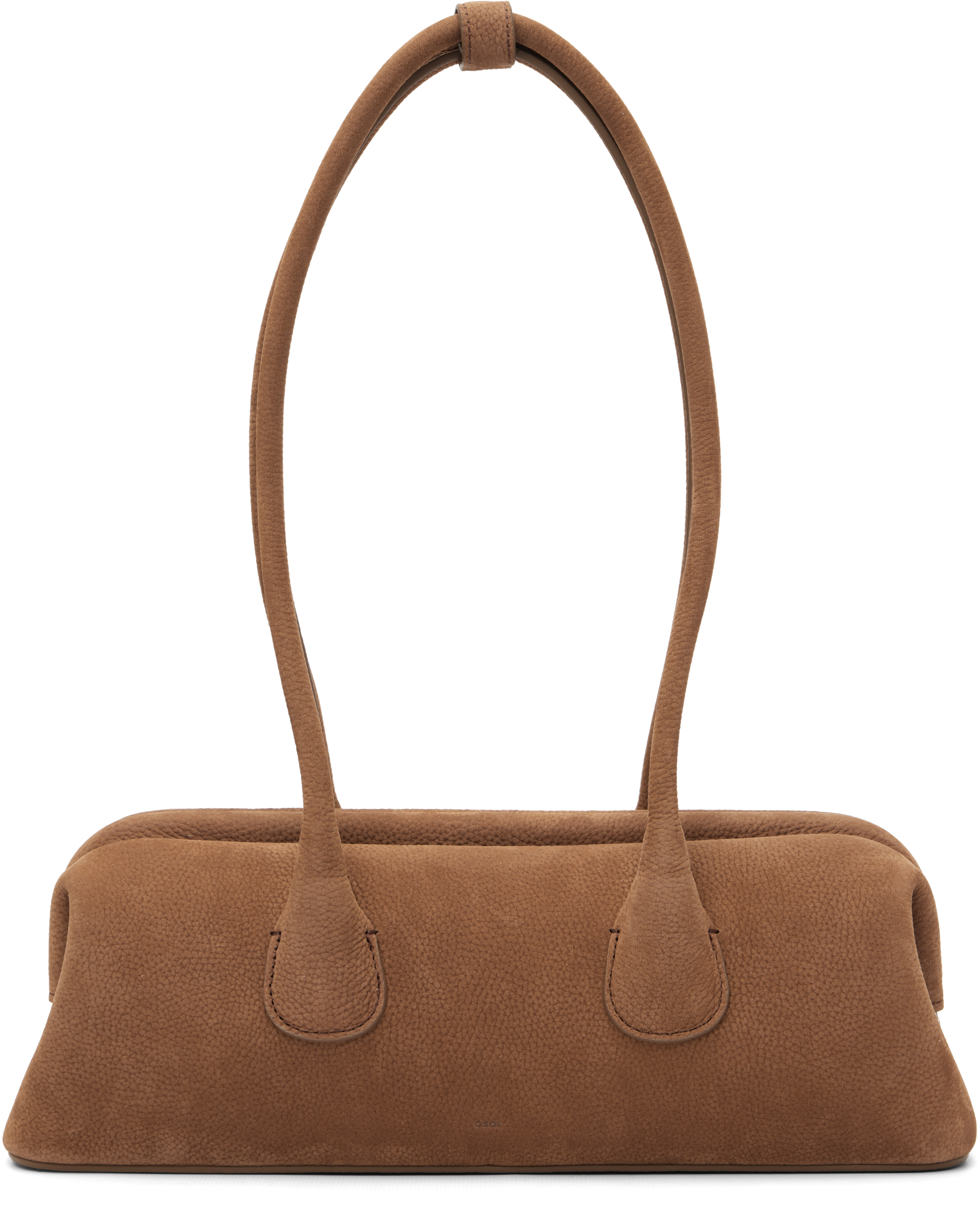 osoi/boat mini bag/オソイ/ハンドバッグ Brown Boat Wide Mini Bag by OSOI on Sale