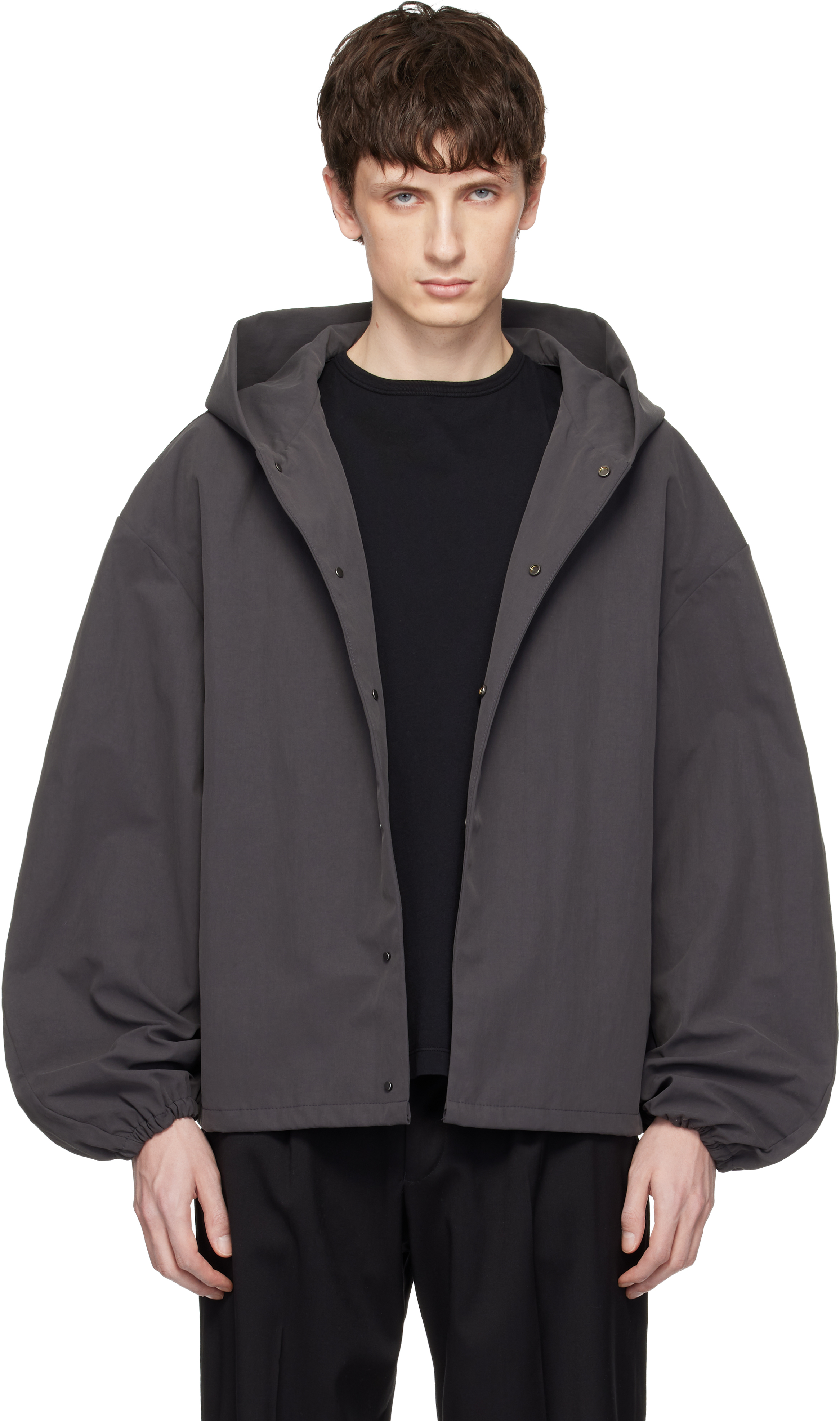 Seventh: Gray Orb Shell Jacket | SSENSE