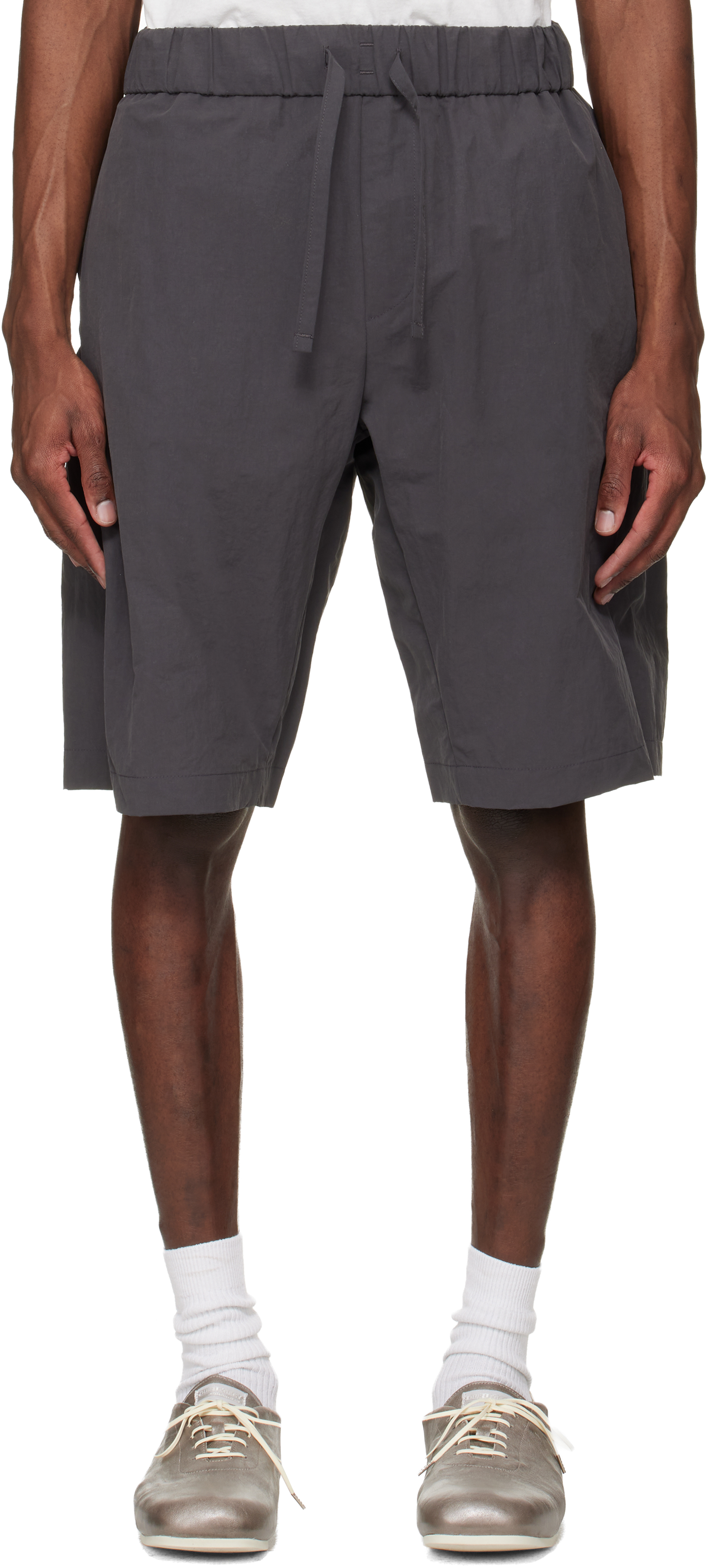 シャルボンcharbon FLOWER7POCKETSRACINGSHORTS Volcano Jacquard Silk Shorts – Casablanca