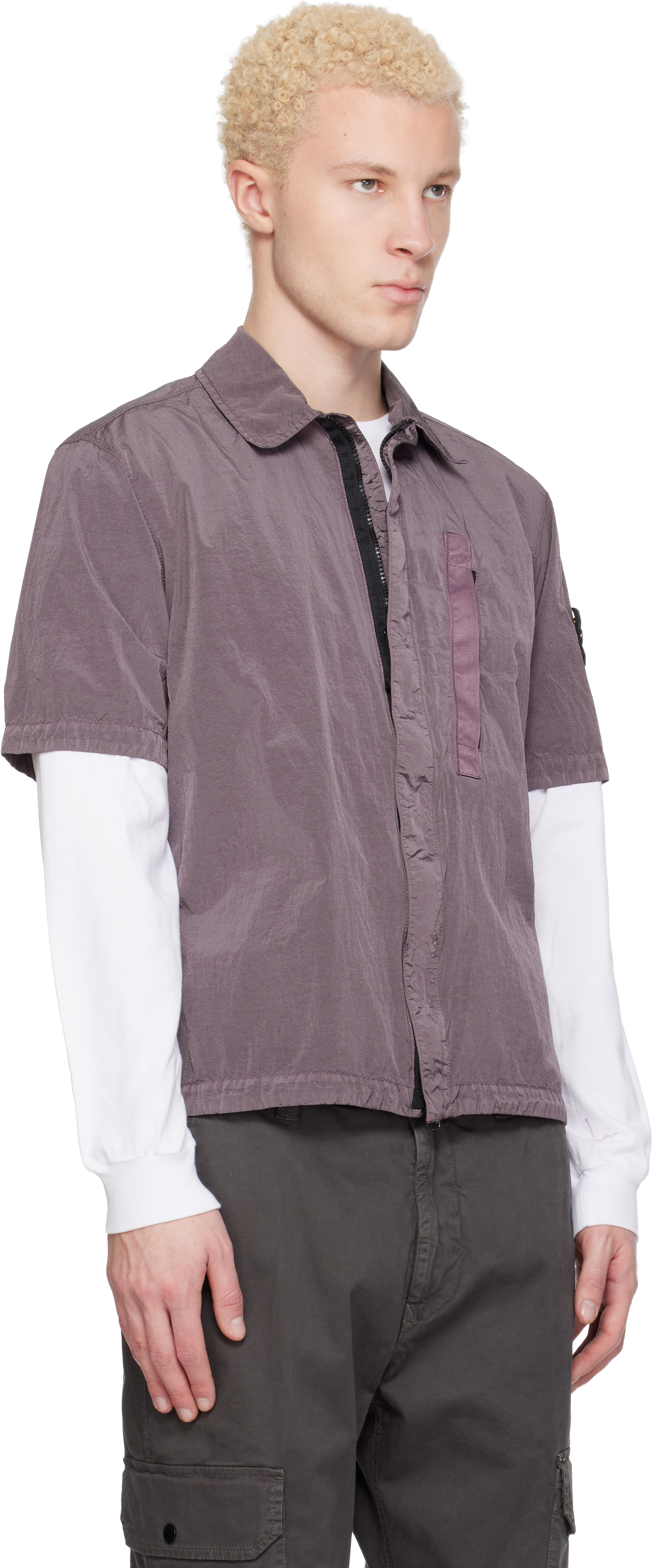 Nylon Metal ECONYL Shirt 1200028 | 스톤아일랜드 | FETCHING