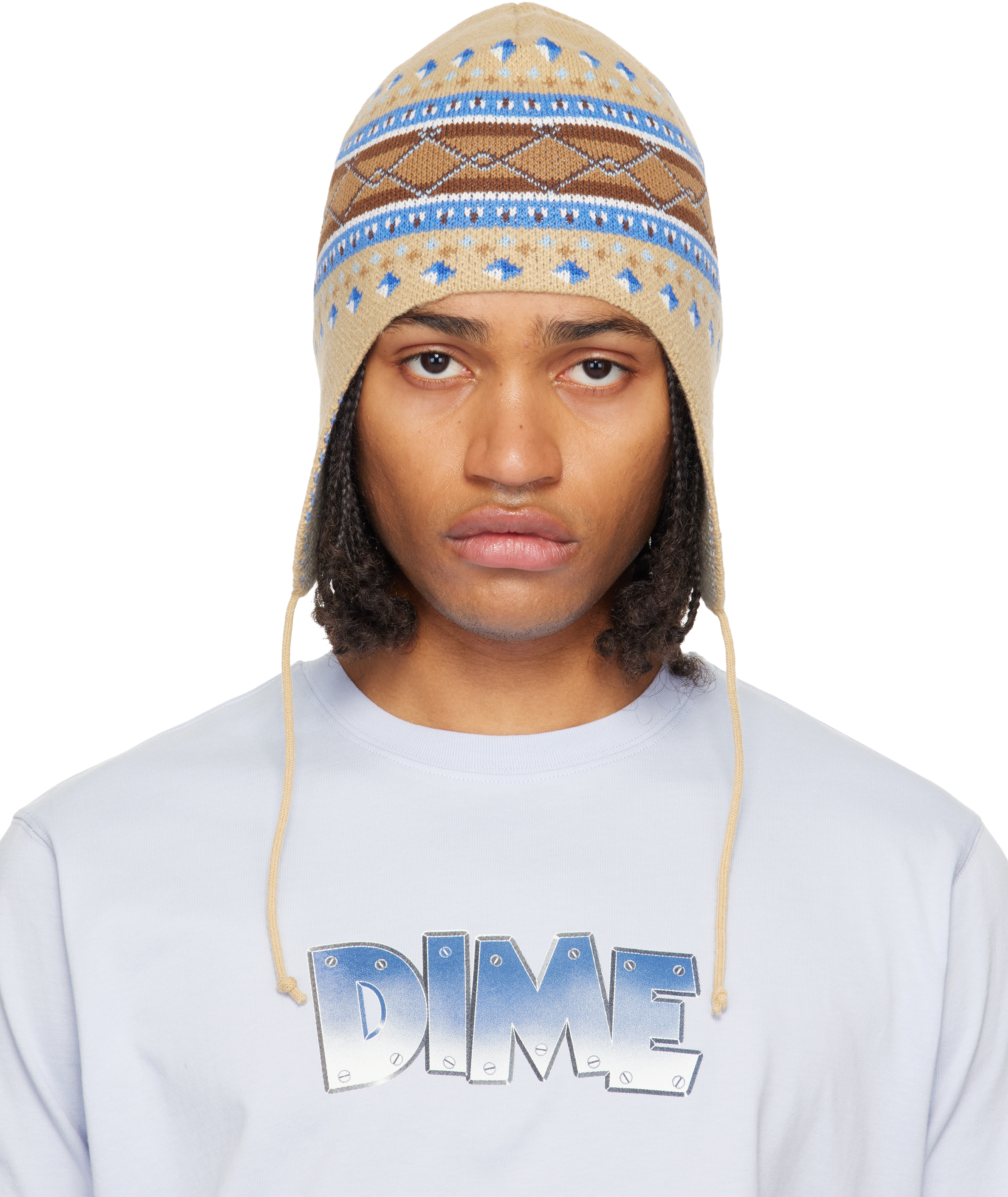 dime ビーニー Dime Pixel Skully Beanie / Black (ダイム ニットキャップ/ビーニー