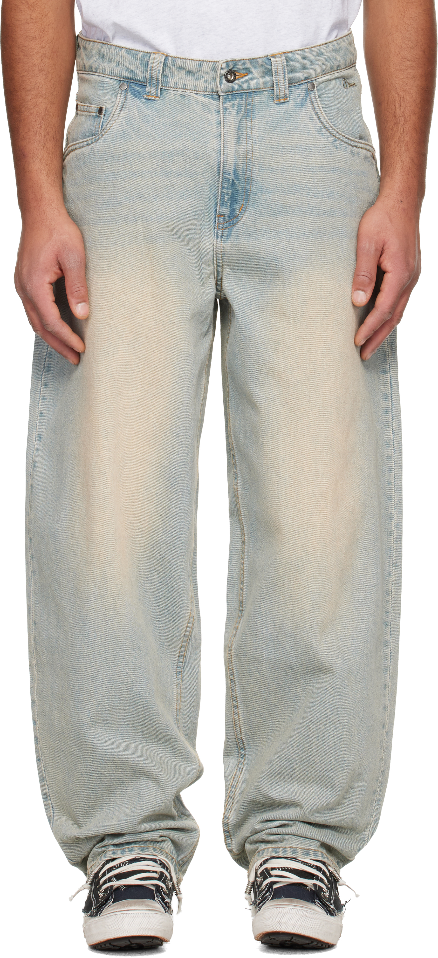 Dime Blue Baggy Jeans