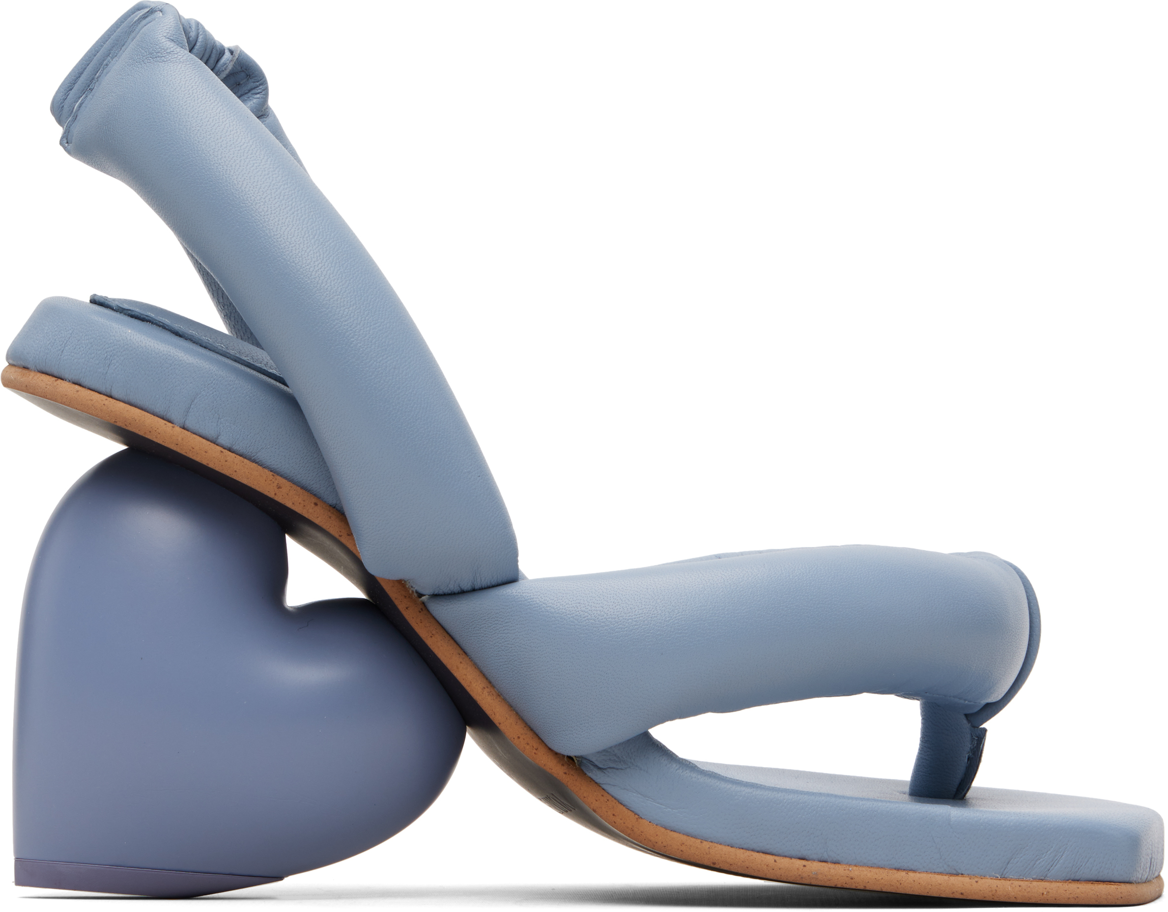 YUME YUME: Blue Love Heeled Sandals | SSENSE
