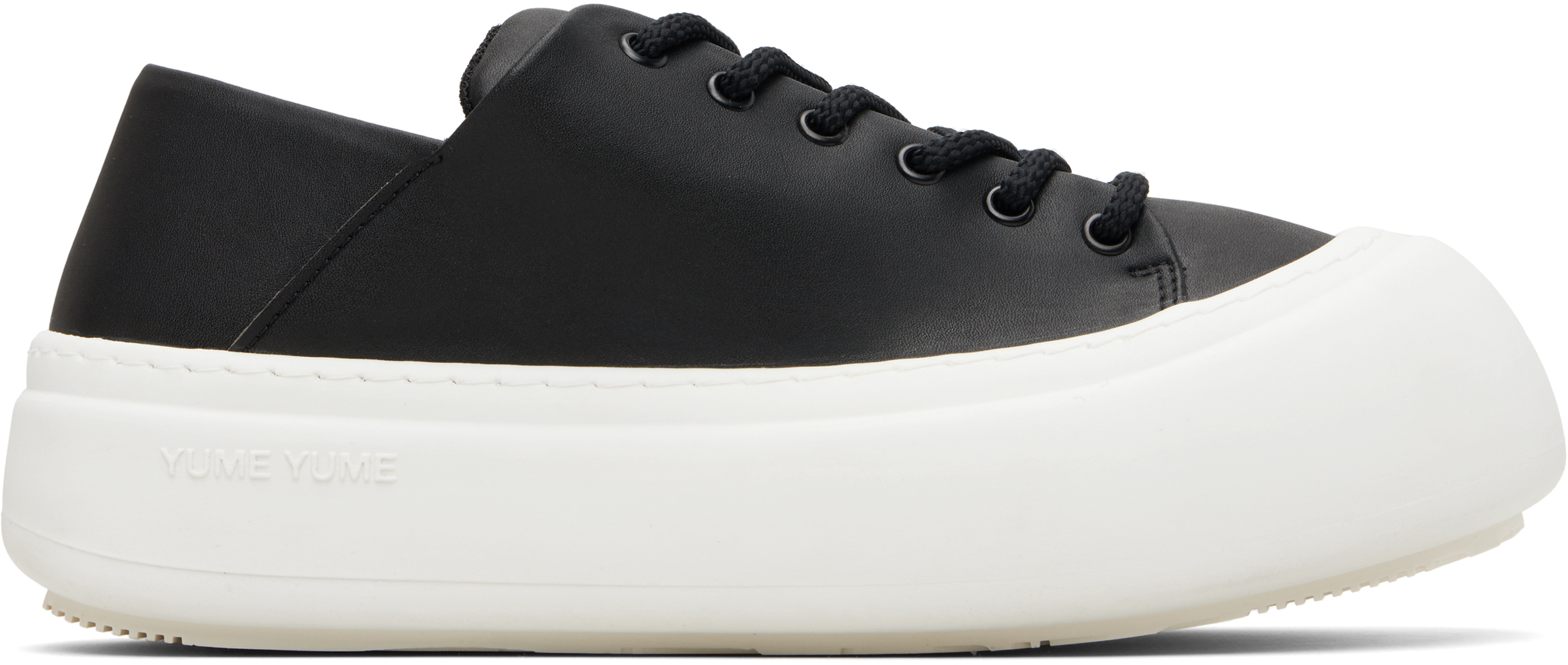 Black Goofy Sneakers by YUME YUME on Sale