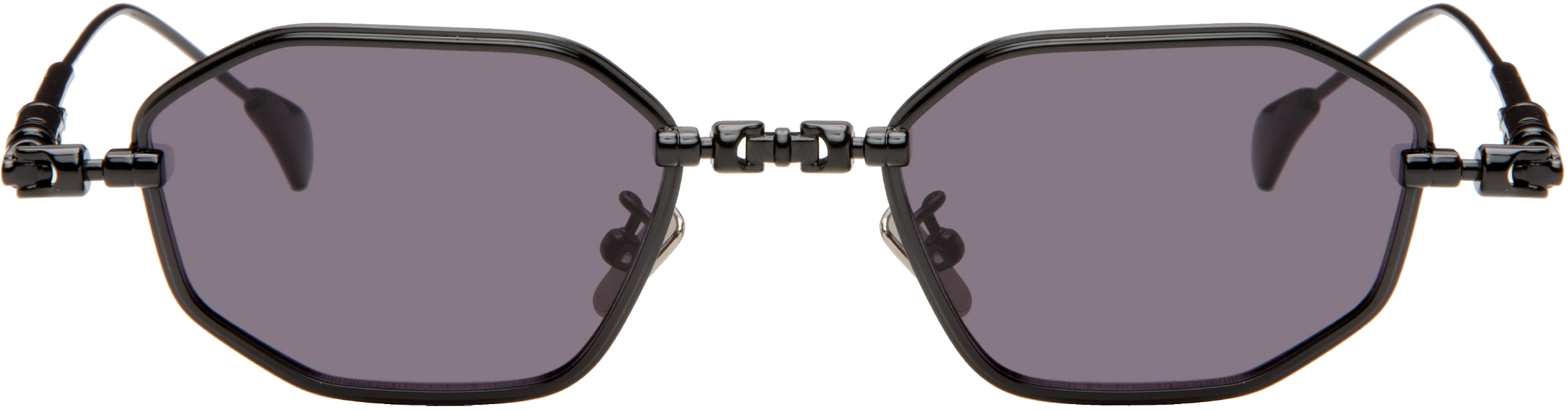 Kuboraum: Gunmetal H66 Sunglasses | SSENSE Kuboraum: Gunmetal H66 Sunglasses | SSENSE