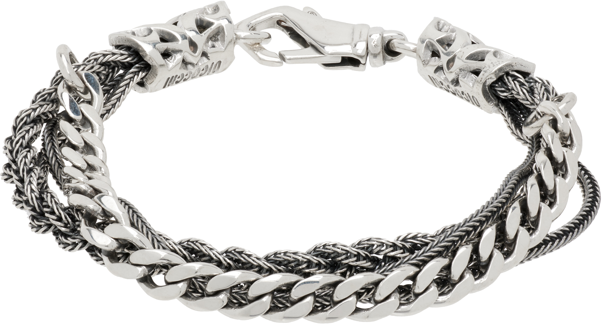 Emanuele Bicocchi: Chain & Braided Bracelet | SSENSE