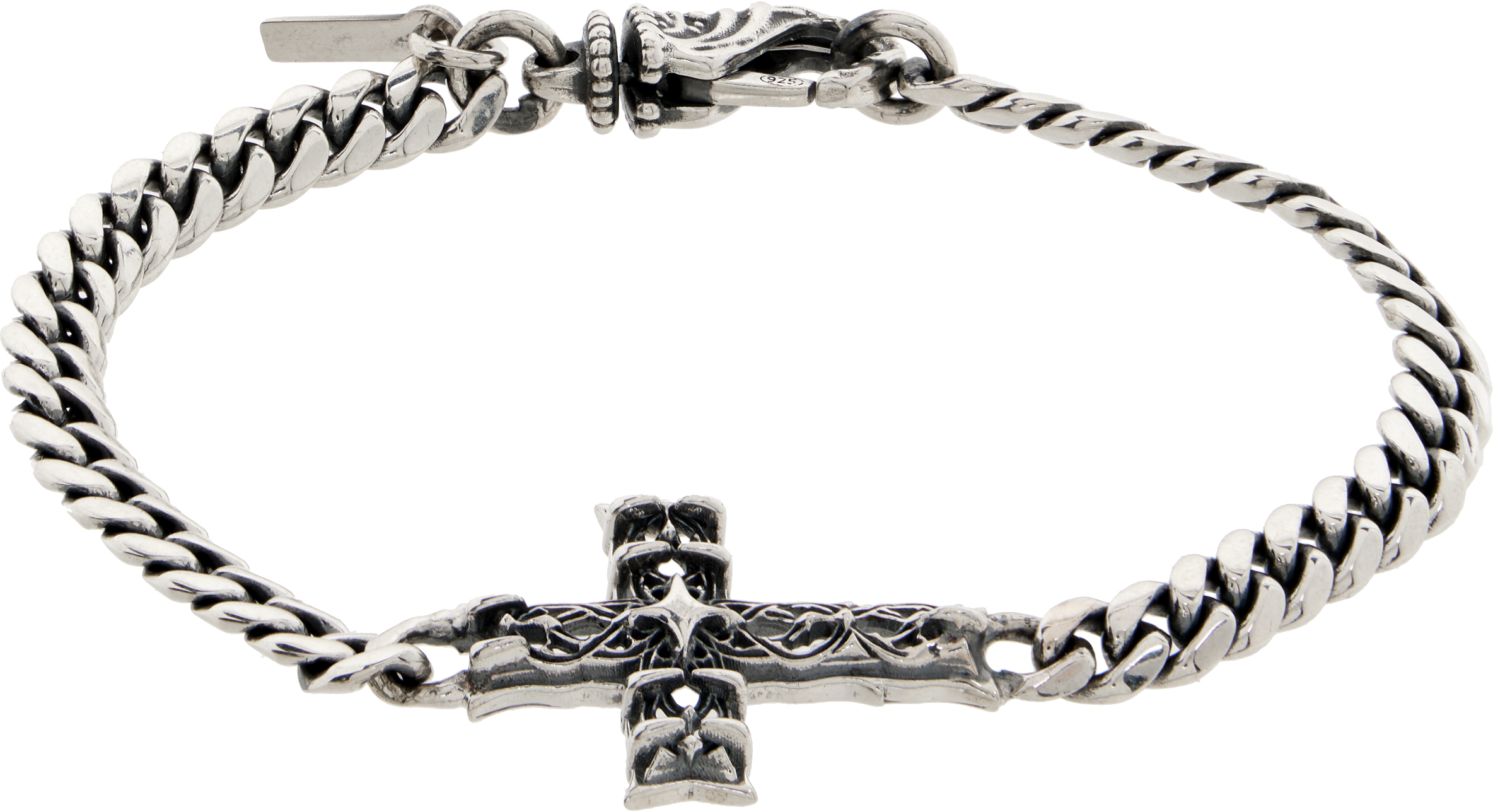 Chain Notre-Dame Cross Bracelet by Emanuele Bicocchi on Sale