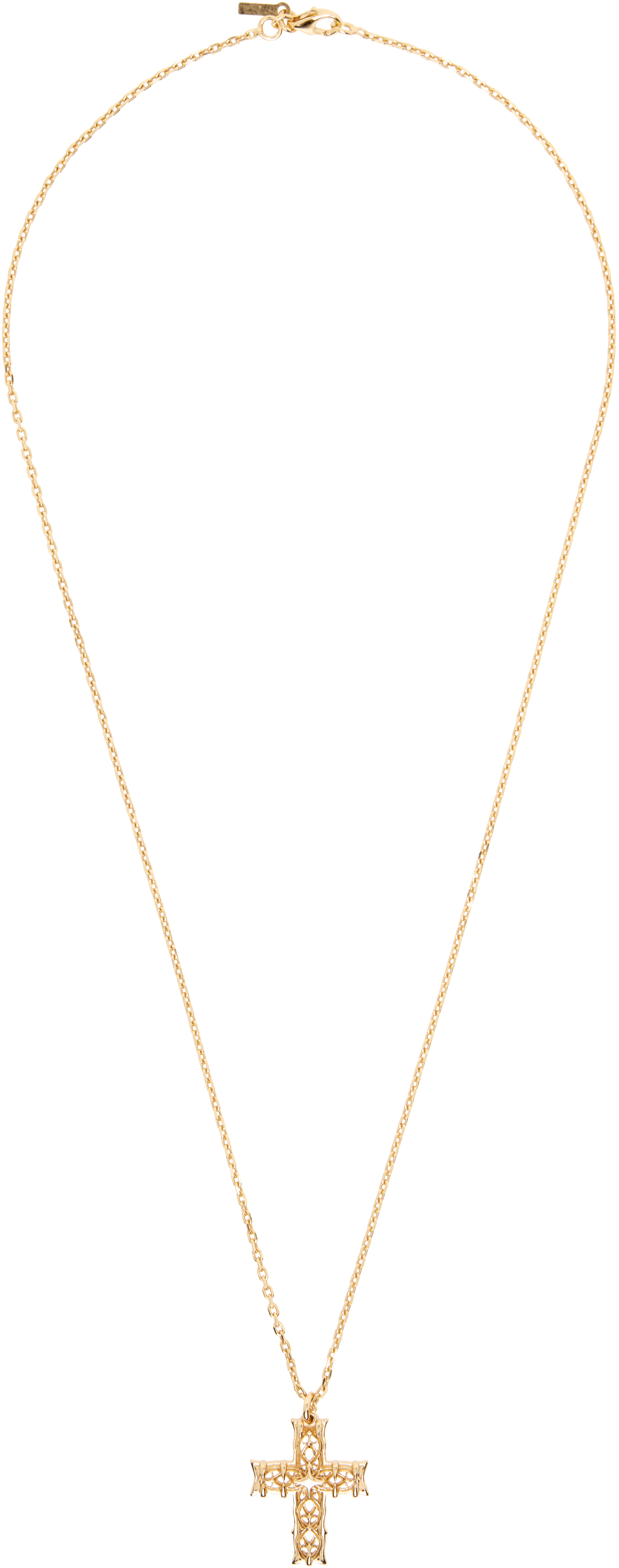 Emanuele Bicocchi: Reissue Notre-Dame Cross Necklace | SSENSE