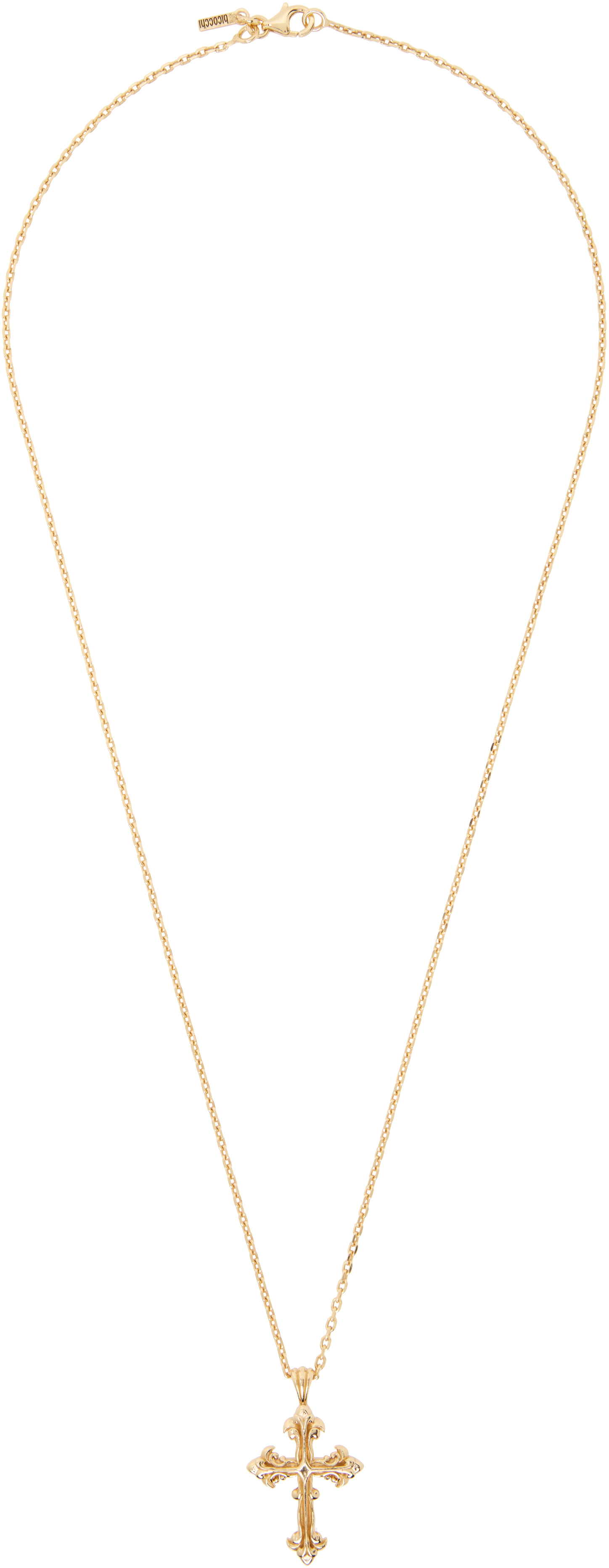 Emanuele Bicocchi Small Avelli Cross Necklace