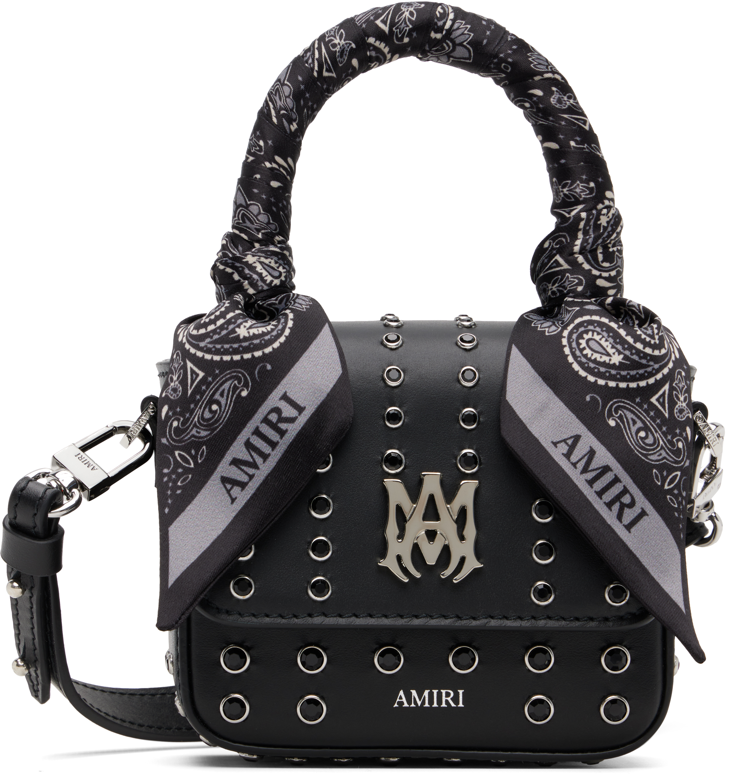 AMIRI バッグ Black Nano MA Stud Bag by AMIRI on Sale