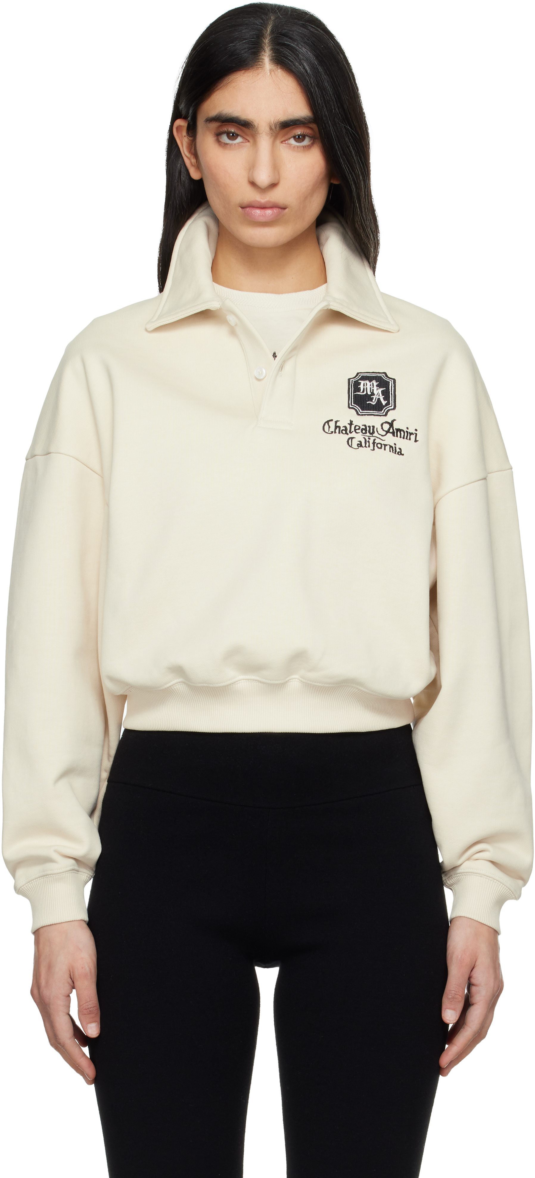 Off-White MA 'Chateau' Long Sleeve Polo