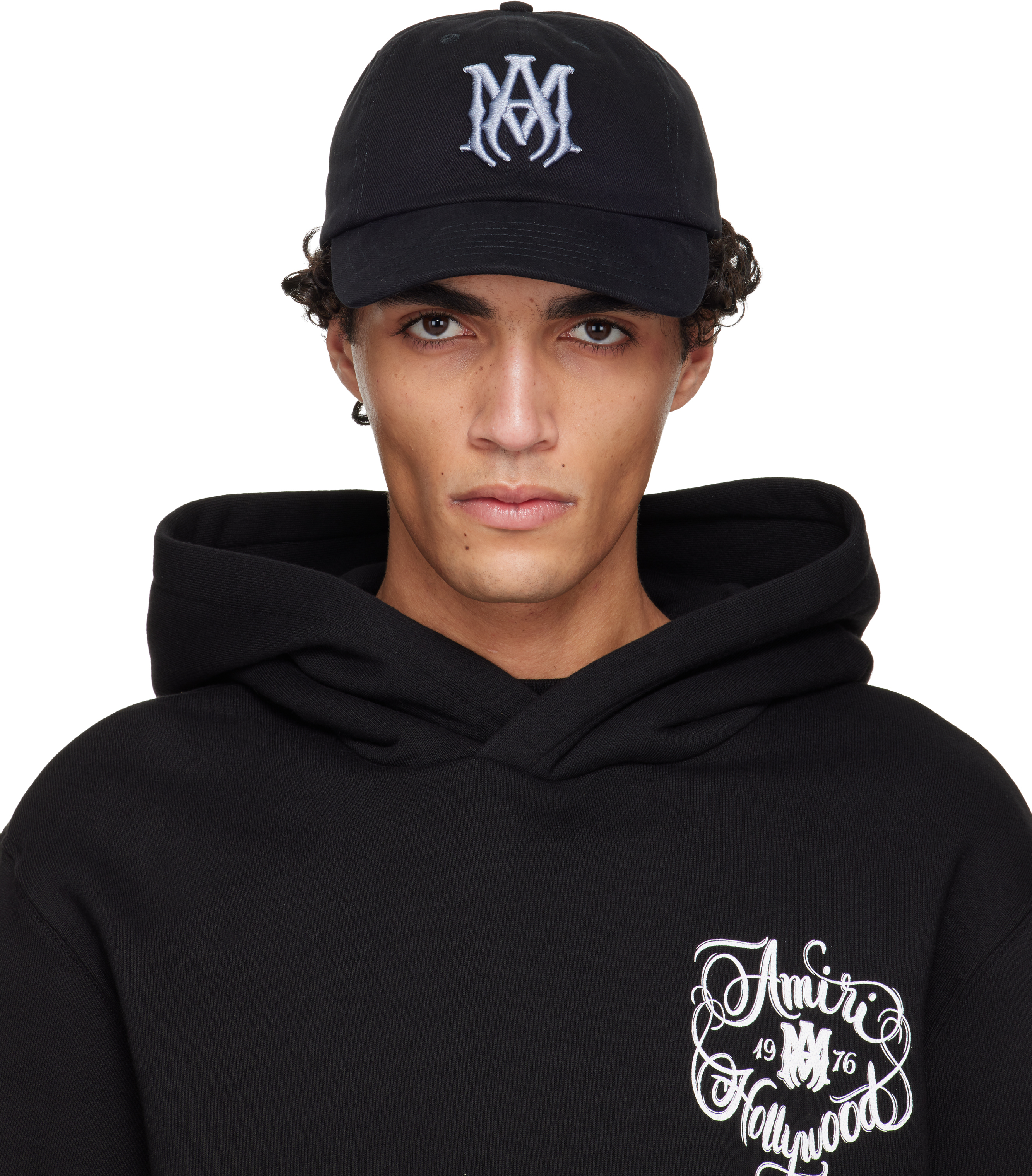 AMIRI: ブラック MA デニム キャップ | SSENSE 日本