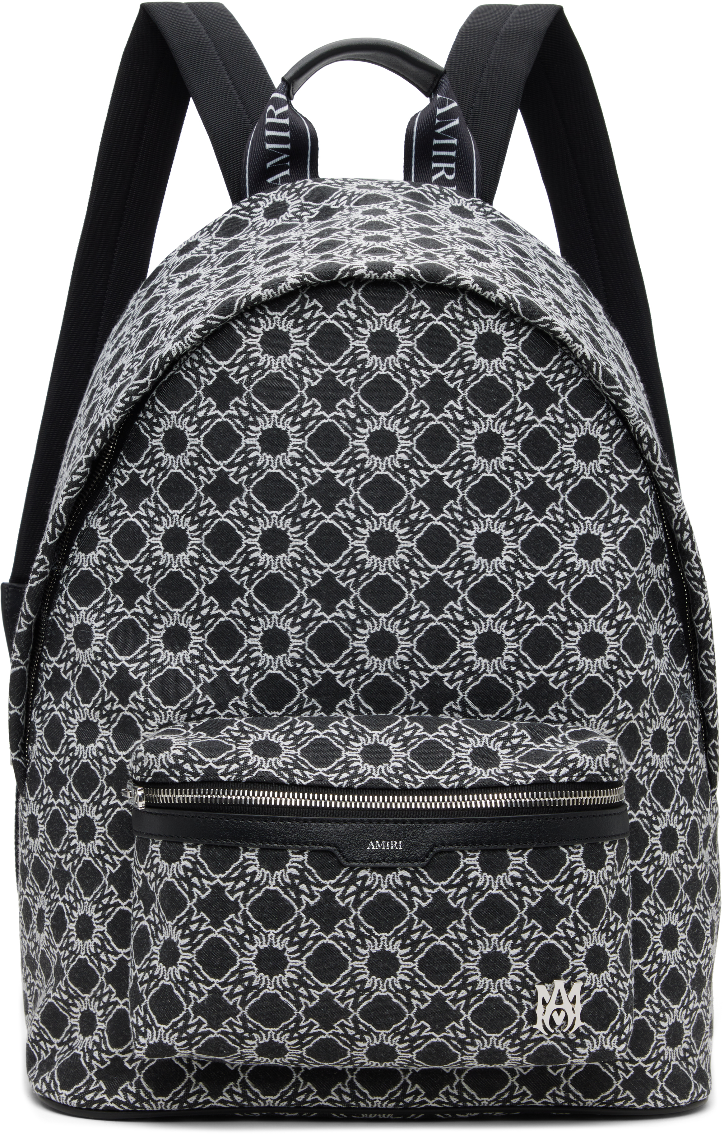 AMIRI: Black & White MA Quad Backpack | SSENSE