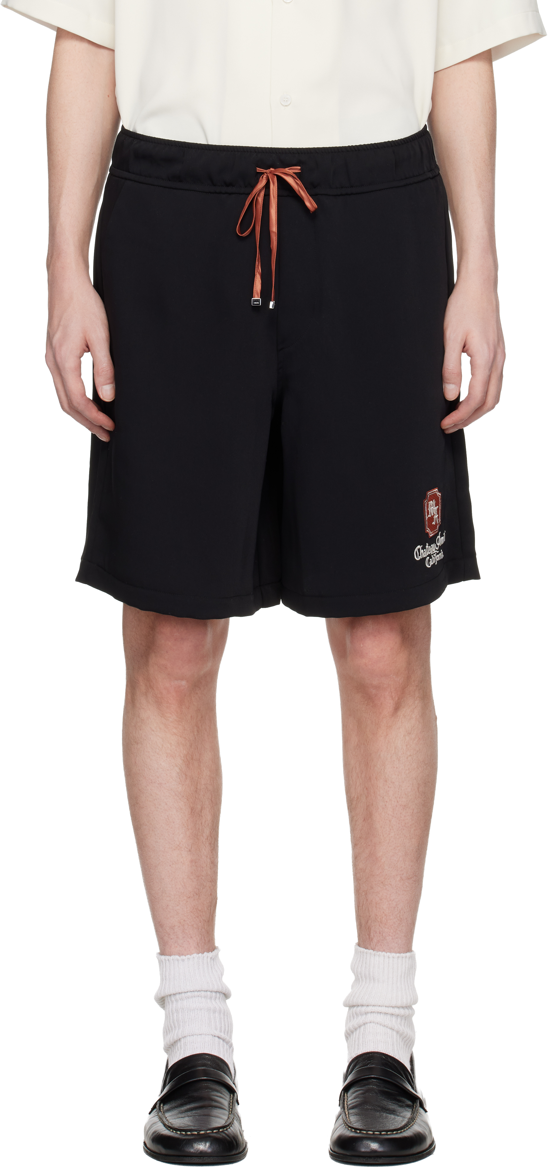 AMIRI Black 'MA Chateau' Shorts