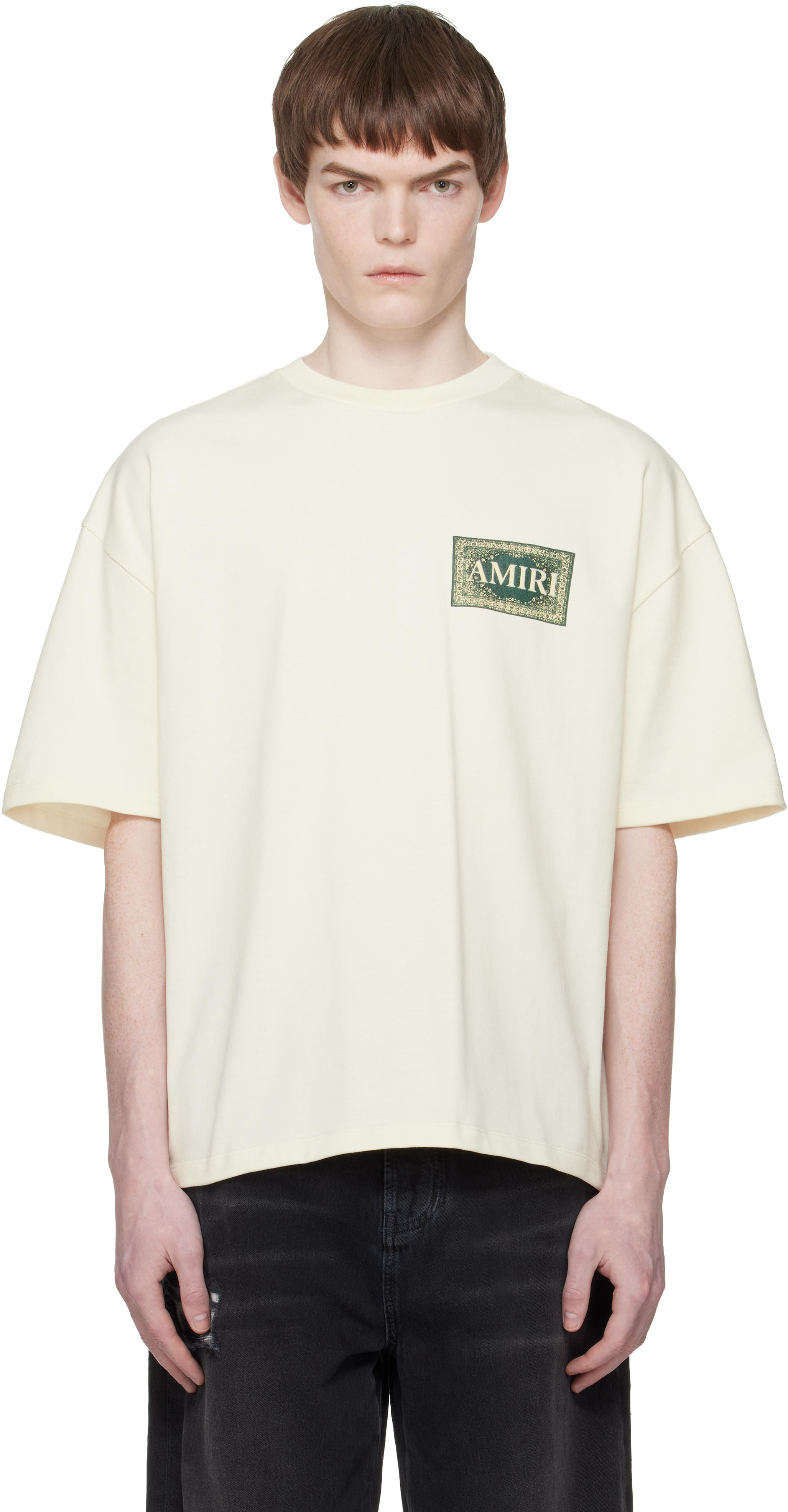 AMIRIのホワイト Bandana オーバーサイズ Tシャツがセール中