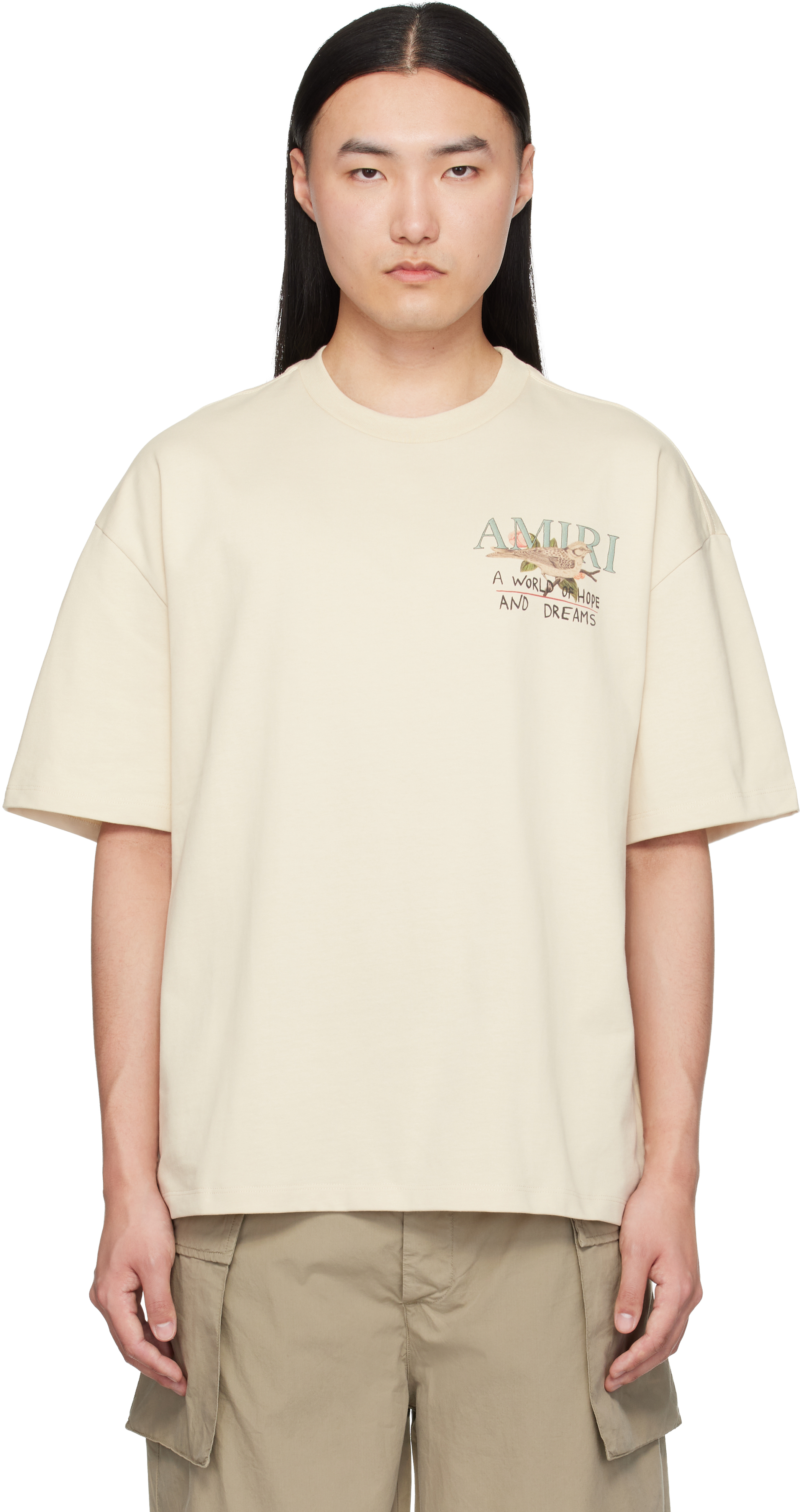 AMIRI: Off-White 'Hope & Dreams' T-shirt | SSENSE