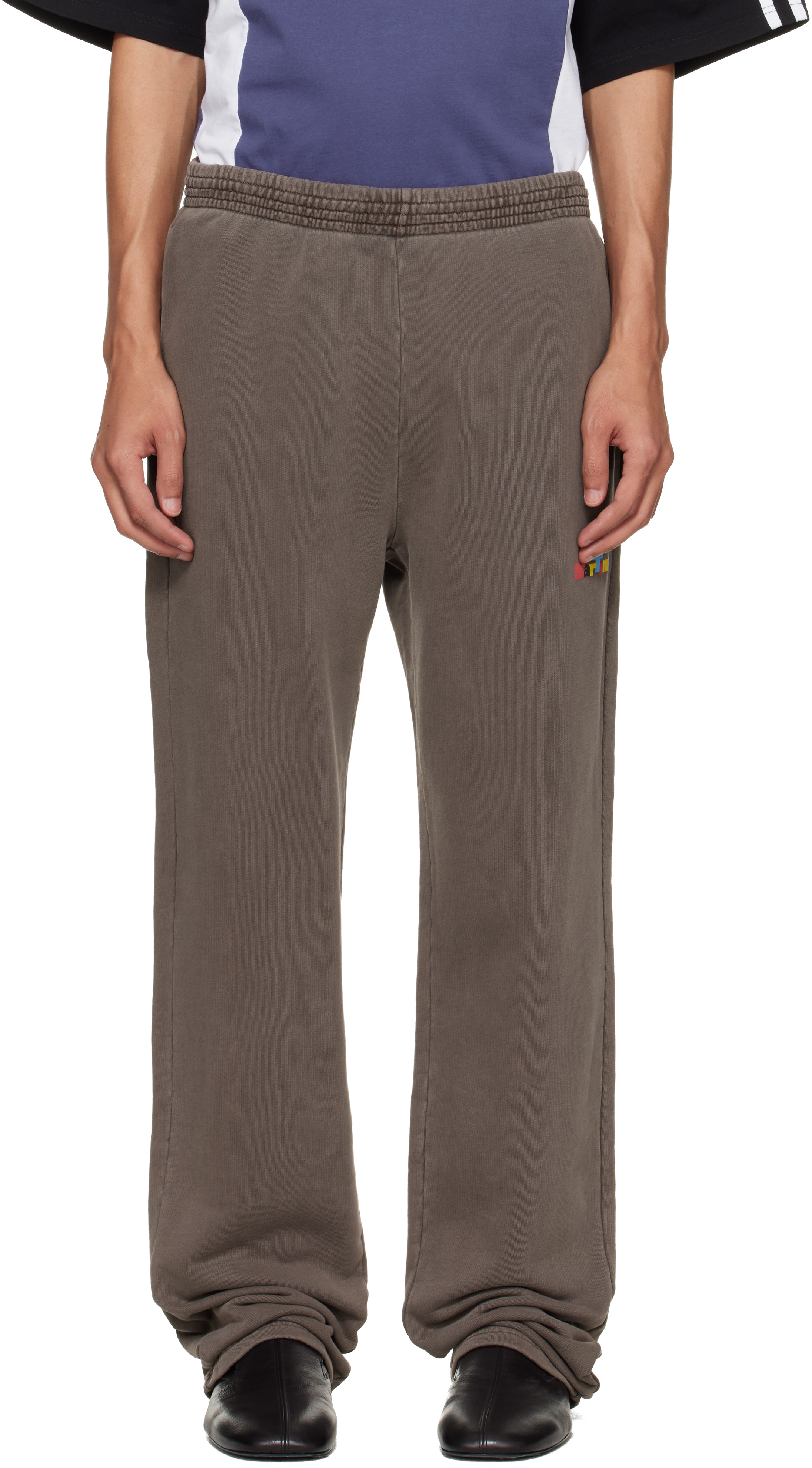 Martine Rose Brown Straight Leg Sweatpants
