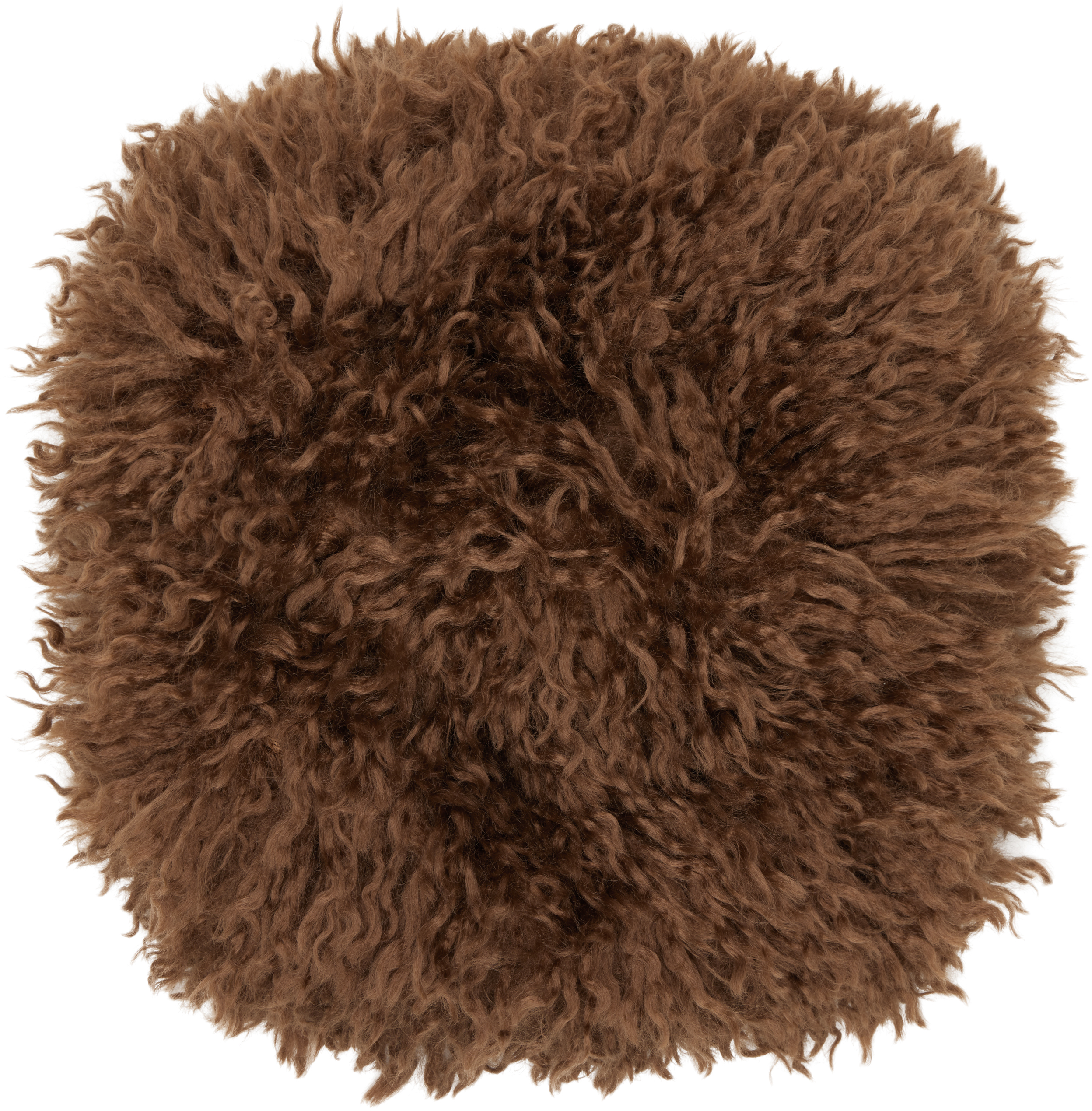 Anna Sui Ssense Exclusive Brown Faux-fur Muff Hand Warmer In Brown